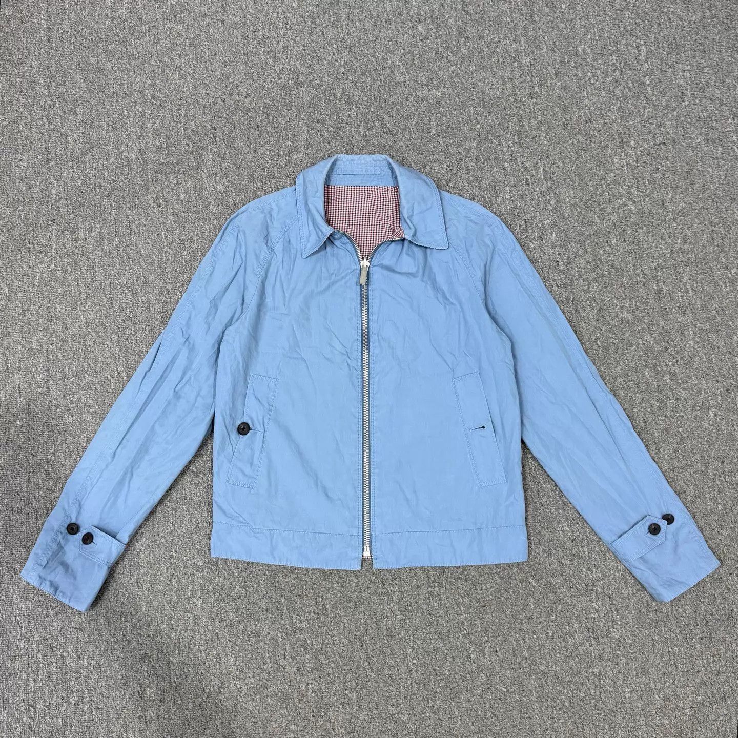 Burberry Burberry Blue Double-Sided Jacket XS 99 New Size US XS / EU 42 / 0 - 1 Thumbnail