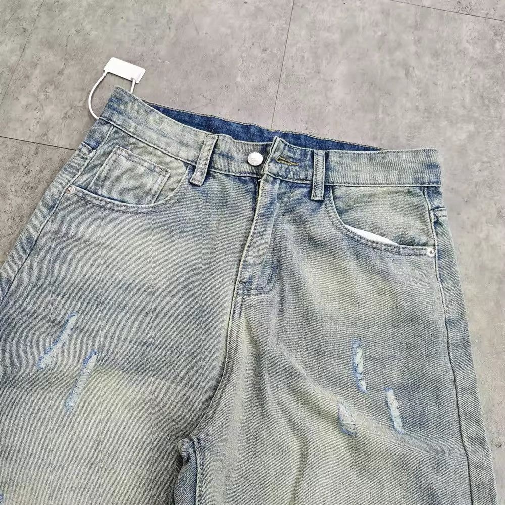 Jean × Vintage Retro Washed Blue Baggy Denim Size US 31 - 6 Thumbnail
