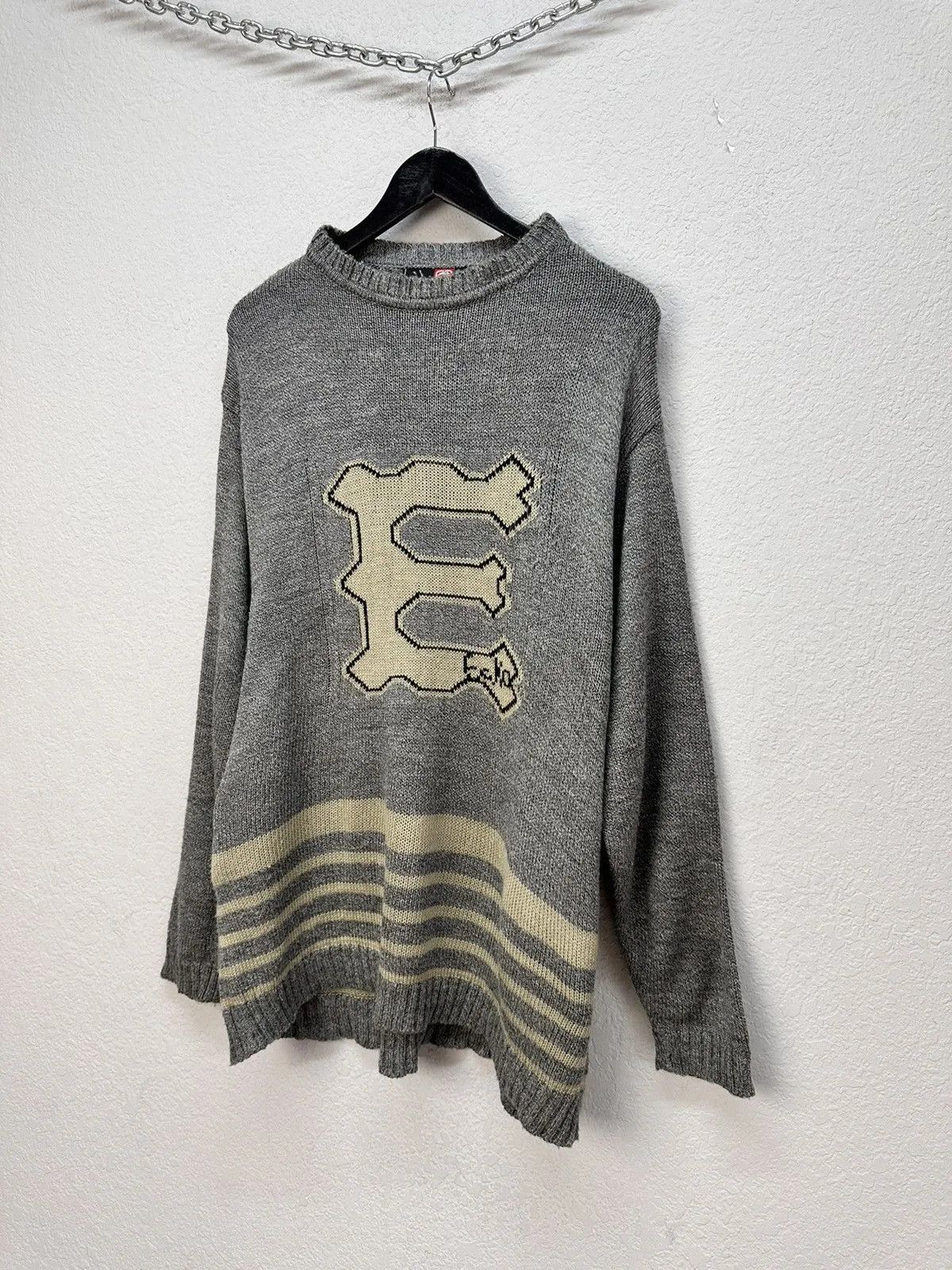 M+Rc Noir Vintage Sweater Ecko Y2K Distressed Ifsixwasnine Streetwear Size US XL / EU 56 / 4 - 3 Thumbnail