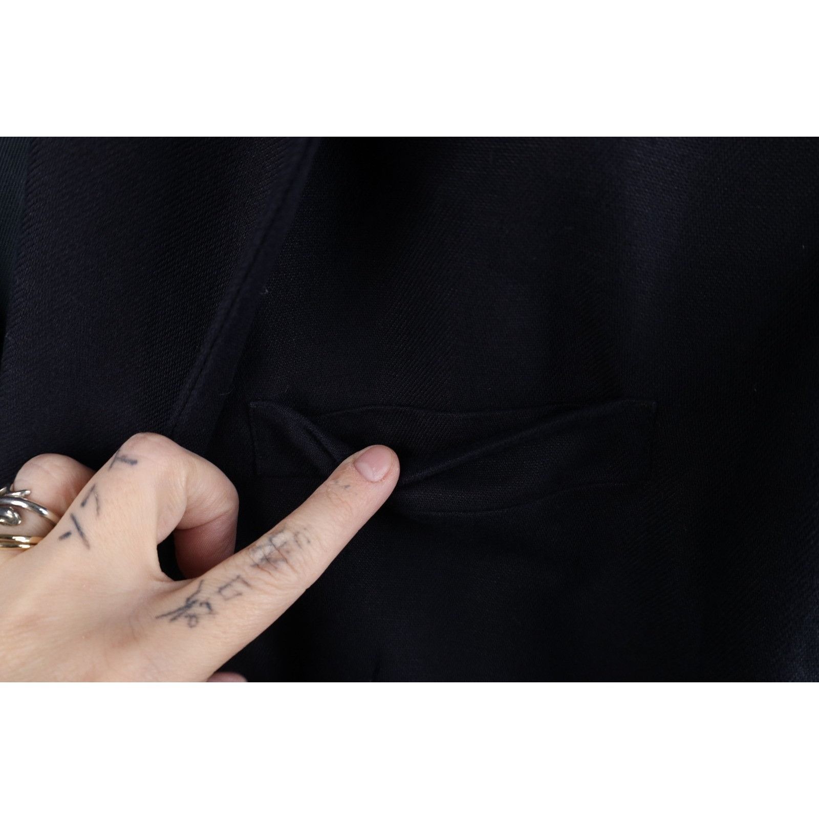 Lands' End Vintage 90s Lands End Linen Blend Suit Coat Blazer Jacket Size 44S - 7 Thumbnail