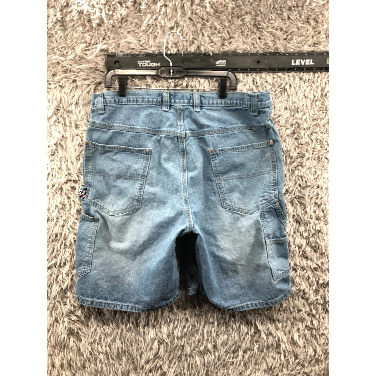 Denime Sonoma Mens Bermuda Shorts Size 40 Mid Denim Blue 5-Pocket Regular Rise Belt Loops Jeans Style Casual Vintage: No (Not Vintage) Mens Size US 40 / EU 56 - 6 Thumbnail