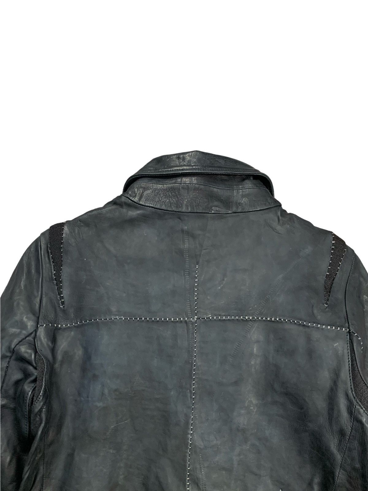Incarnation Incarnation Exclusive - Silver Stitched Cross Moto Jacket Size US M / EU 48-50 / 2 - 8 Thumbnail