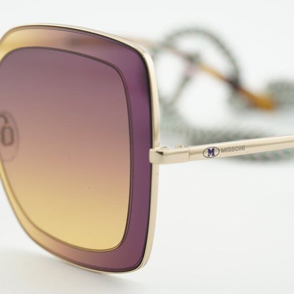 M Missoni MMI 0034/S 0J5G DG Sunglasses Gold Geometric Frame, Grey Lenses Missoni Butterfly Sunglasses for Women for sale | eBay main image 4