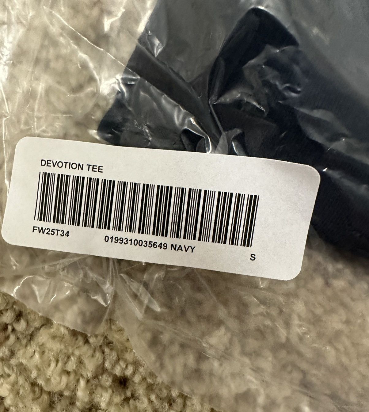 Supreme SUPREME FW25 DEVOTION TEE NAVY SMALL Size US S / EU 44-46 / 1 - 5 Thumbnail
