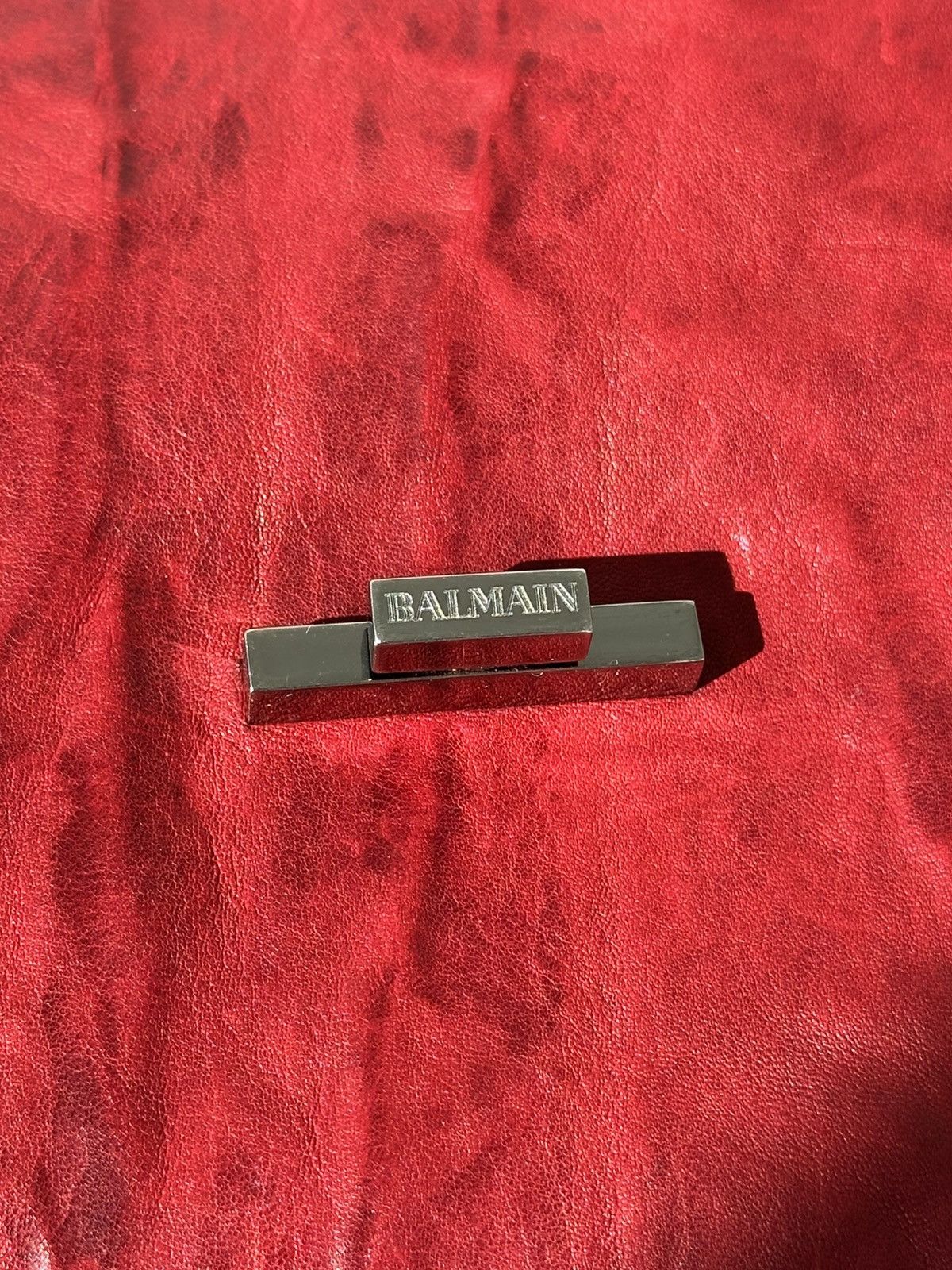 Balmain BALMAIN by Decarnin SS2011 Safety Pin Red Leather Bag runway Size ONE SIZE - 17 Thumbnail