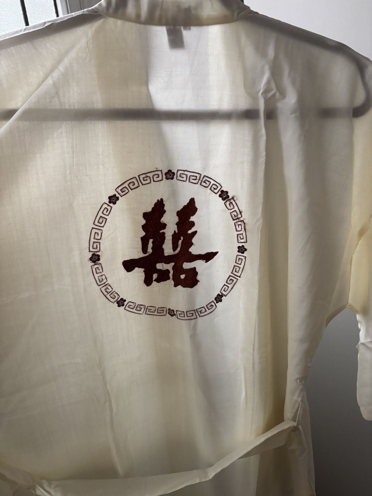 Vintage Vintage Bath Robe Cotton Chinese Embroidered Lounge Belted Size US M / EU 48-50 / 2 - 9 Thumbnail