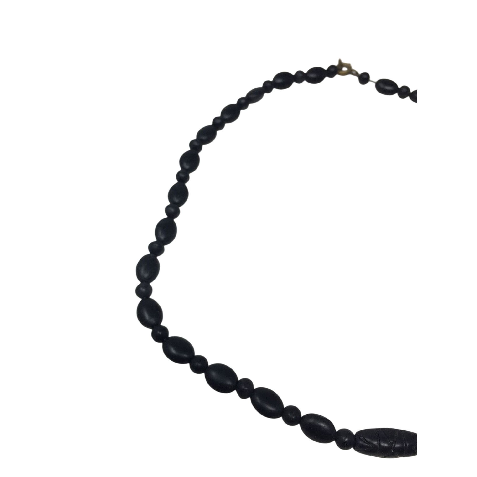 Other Women's Black Necklace with Different Shaped Beads on it & C Size ONE SIZE - 3 Thumbnail