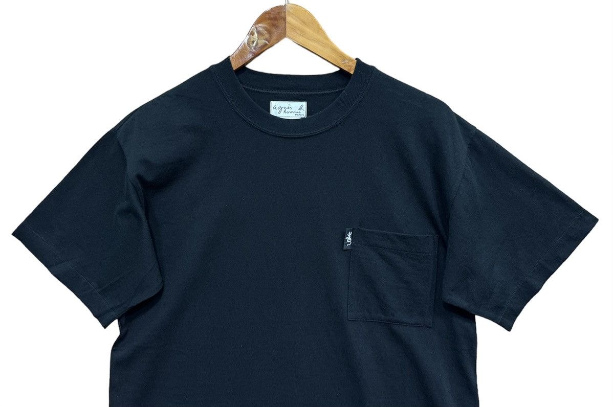 agnes b. Vintage 90's Agnes B. Pocket T Shirt Size US M / EU 48-50 / 2 - 3 Thumbnail