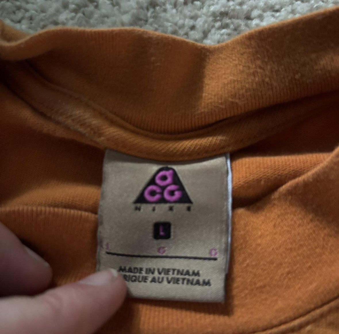 Nike ACG Nike ACG Orange long sleeve Size US L / EU 52-54 / 3 - 3 Thumbnail