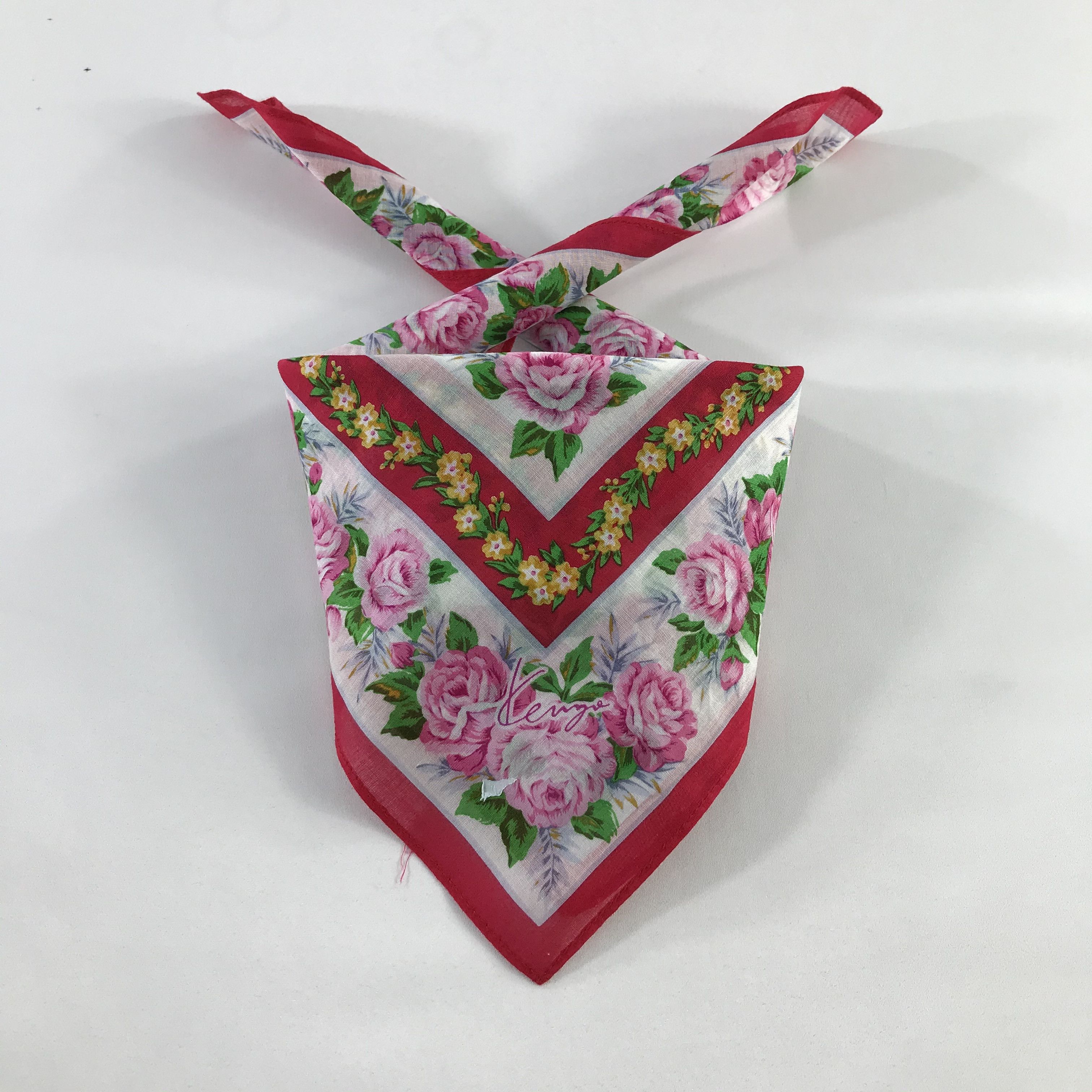 Kenzo × Vintage Kenzo Bandana / Handkerchief / Neckerchief - S740 Size ONE SIZE - 3 Thumbnail
