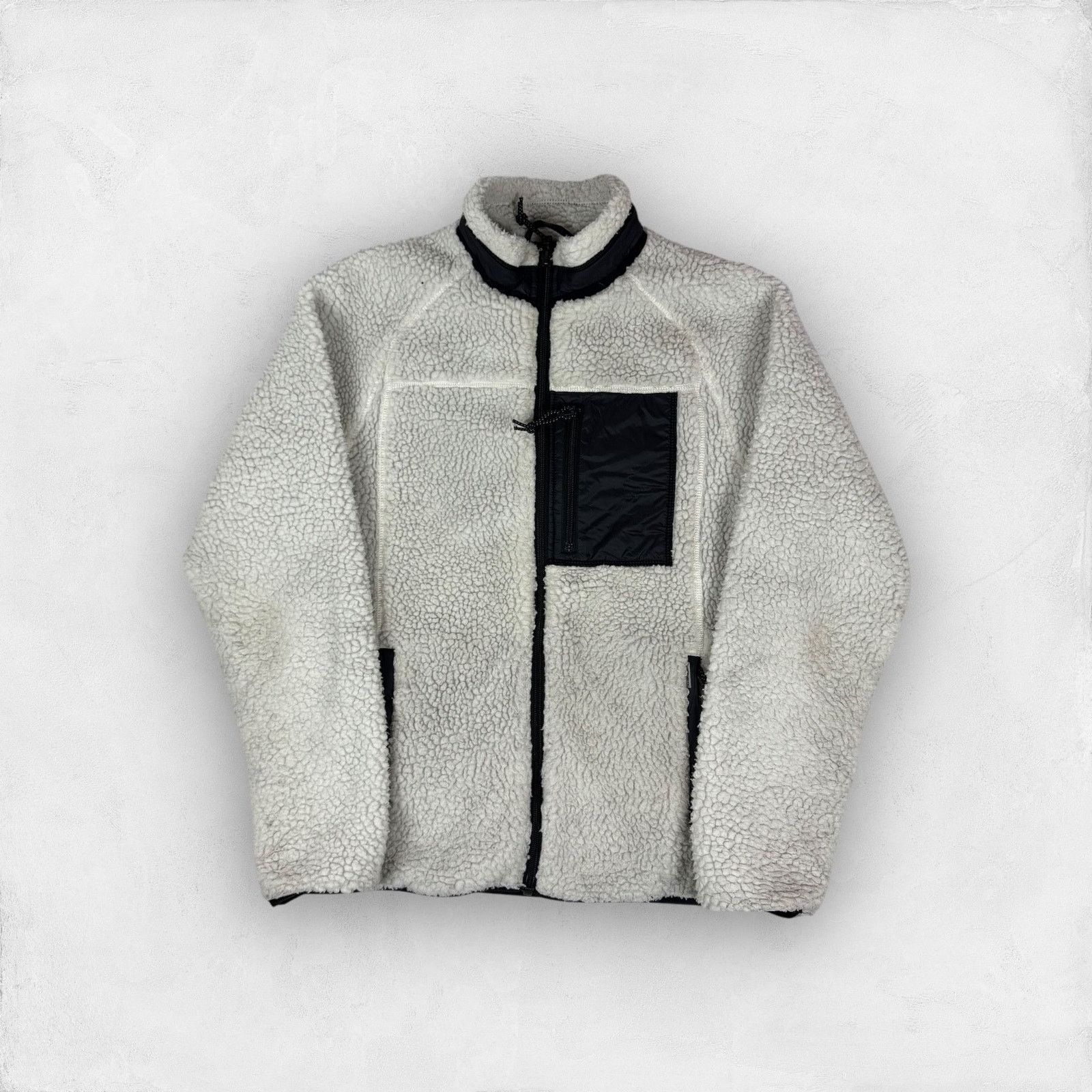 Carhartt Carhartt WIP Mens White Long Sleeve Full Zip Fleece Jacket S Size US S / EU 44-46 / 1 - 1 Thumbnail