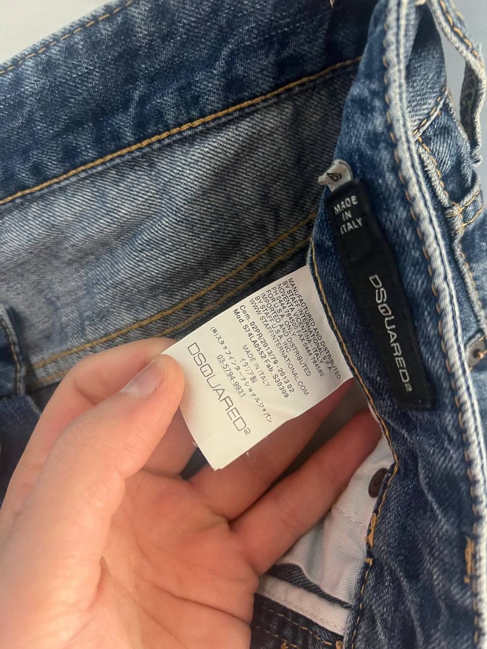Dsquared2 VINTAGE DSQUARED2 DENIM ITALIAN DESIGNER JEANS JAPANESE Y2K Size US 34 / EU 50 - 11 Thumbnail