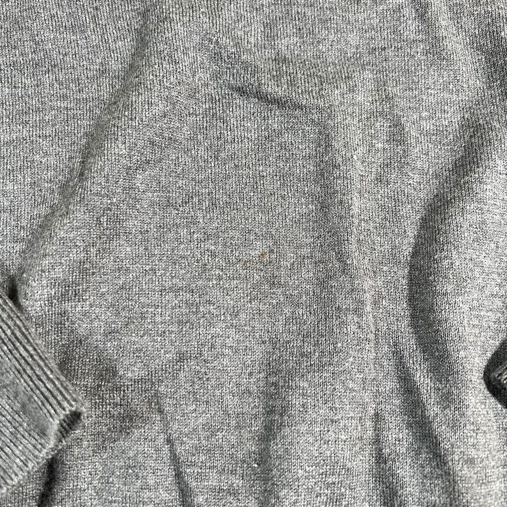 Banana Republic Banana Republic Sweater V-Neck Gray Medium Pullover Cashmere Silk Cotton Mens Size US M / EU 48-50 / 2 - 4 Thumbnail