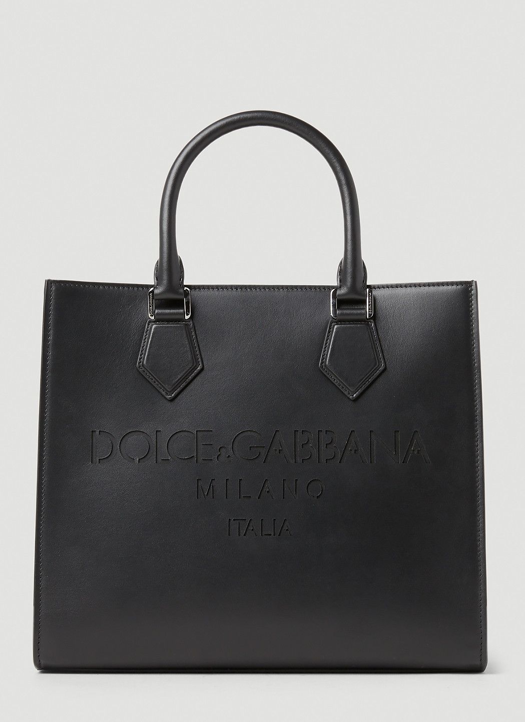 Dolce & Gabbana Debossed Logo Tote Bag Size ONE SIZE - 1 Thumbnail
