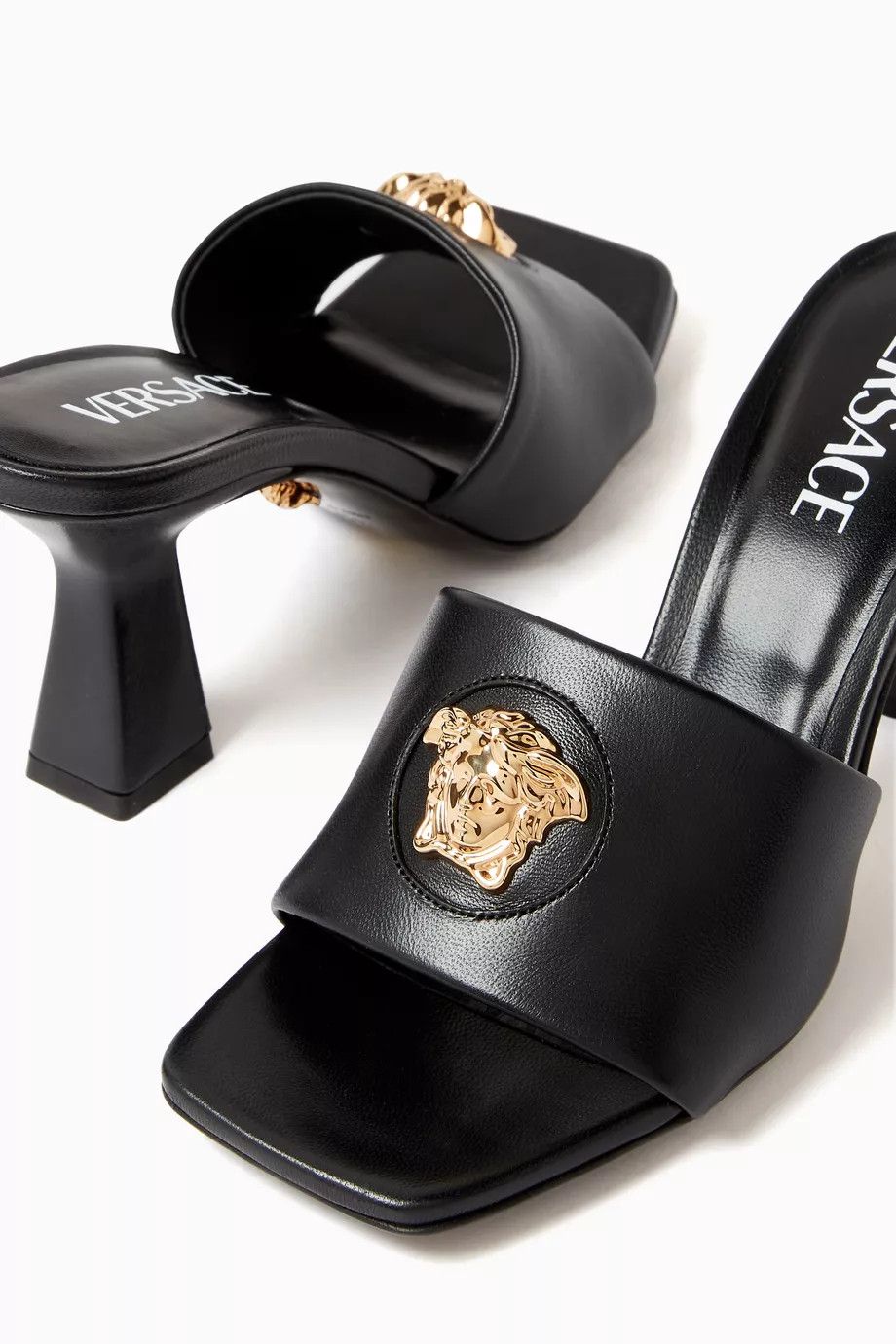 Versace o1y0226 Mules in Black Size US 6 / IT 36 - 2 Thumbnail