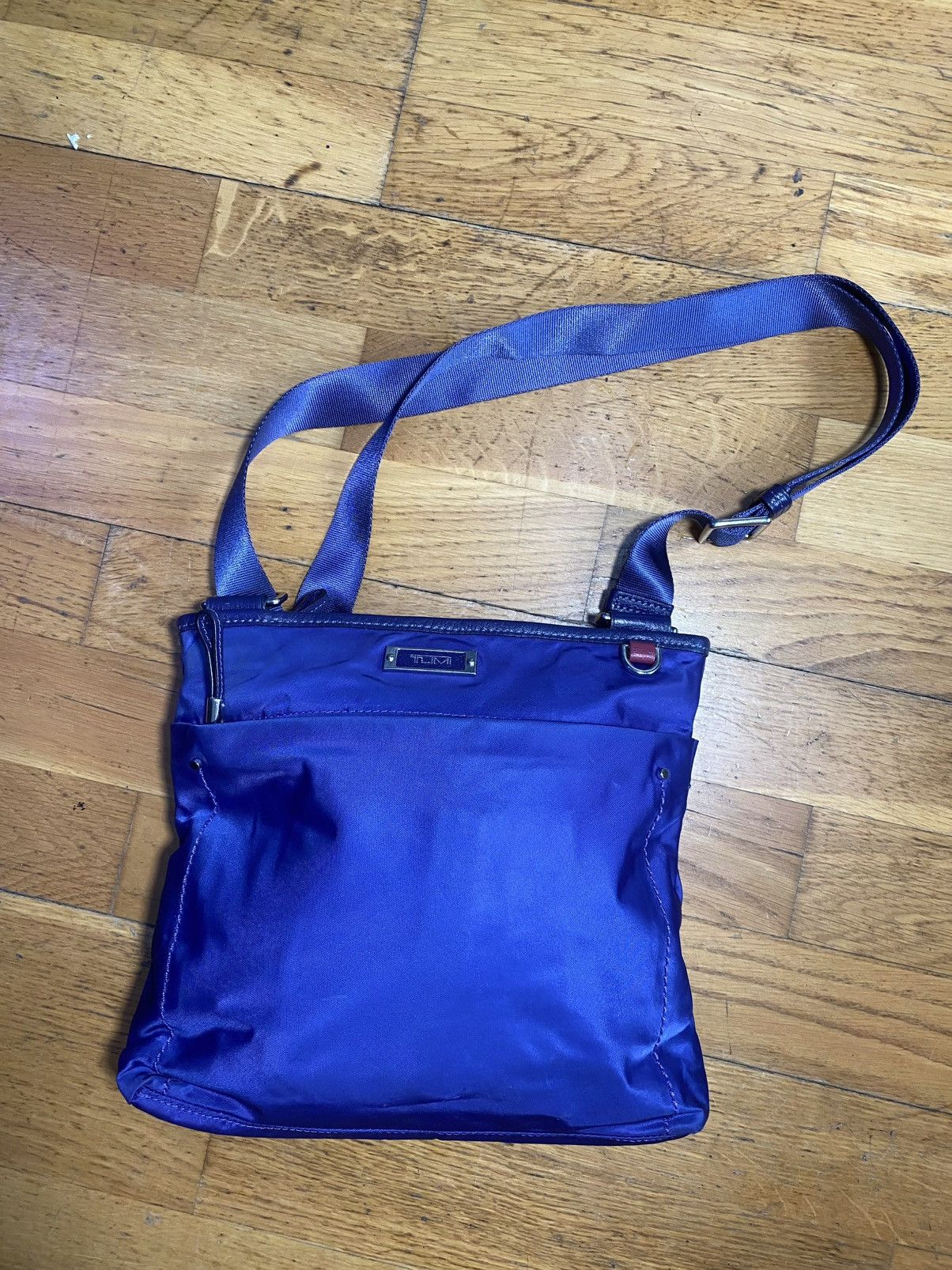 Tumi TUMI Blue Nylon Crossbody Shoulder Bag Size ONE SIZE - 2 Thumbnail