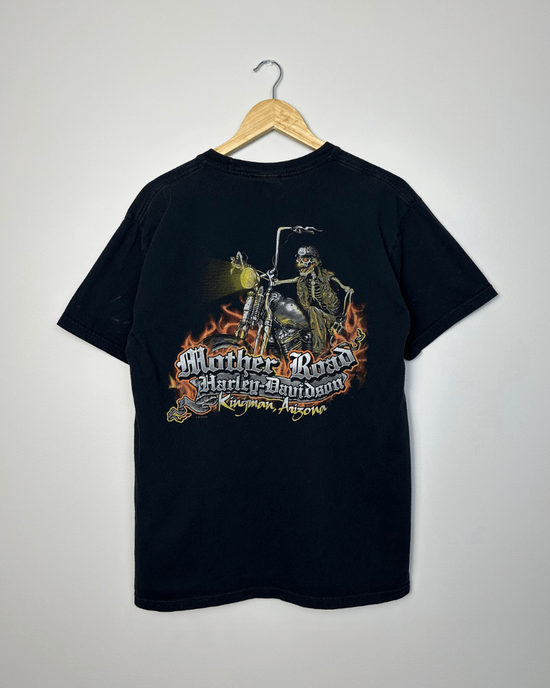 Harley Davidson × Vintage 2013 Harley Davidson Mother Road Kingman Arizona T-Shirt - L Size US L / EU 52-54 / 3 - 3 Thumbnail