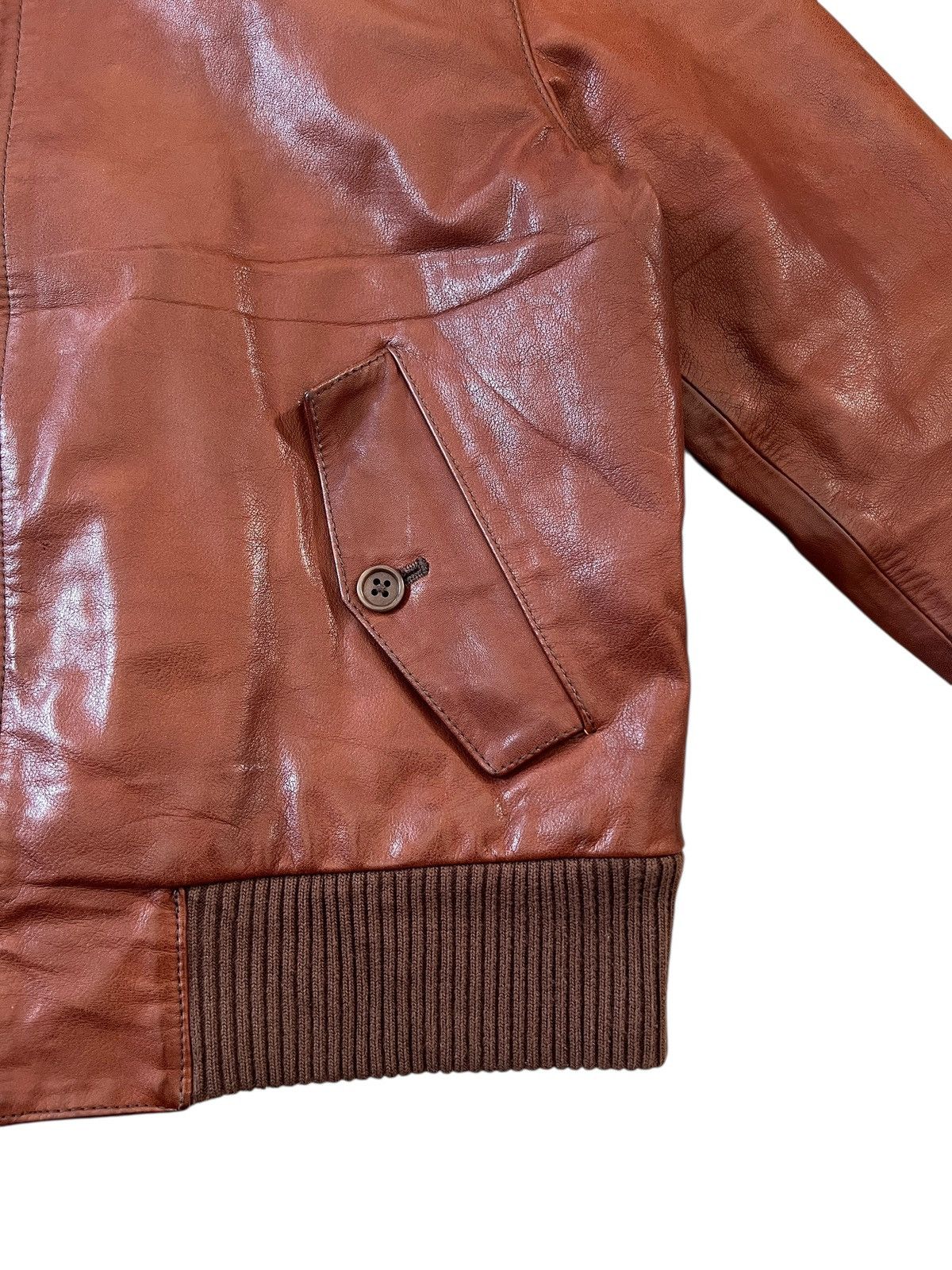 Margaret Howell MHL. Margarett Howell Aviator Leather Bomber Jacket Size S / US 4 / IT 40 - 8 Thumbnail