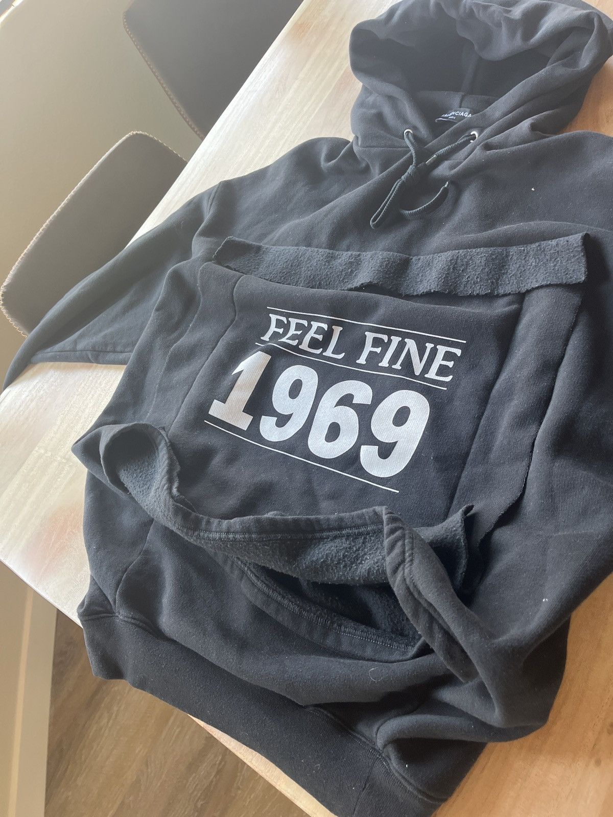 Balenciaga Black hoodie Size US M / EU 48-50 / 2 - 5 Thumbnail