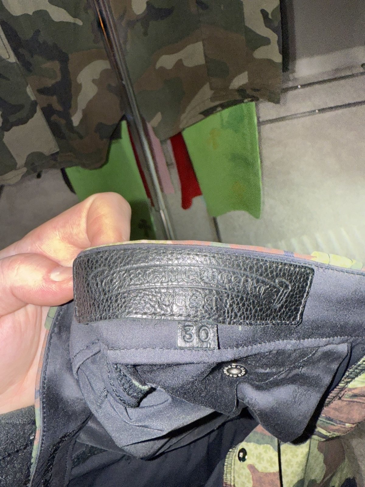 Chrome Hearts Chrome Hearts Camo Double Knee Carpenter Pants Size US 30 / EU 46 - 12 Thumbnail