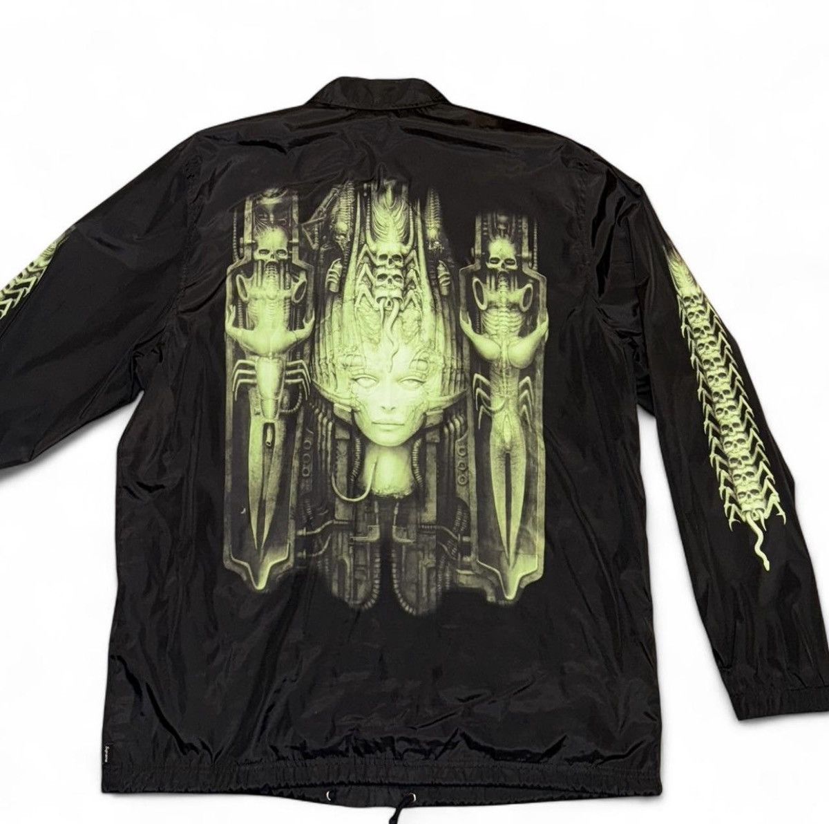 Supreme 2014 Supreme x H.R. Giger “Li” Coach Jacket Size US XL / EU 56 / 4 - 2 Thumbnail