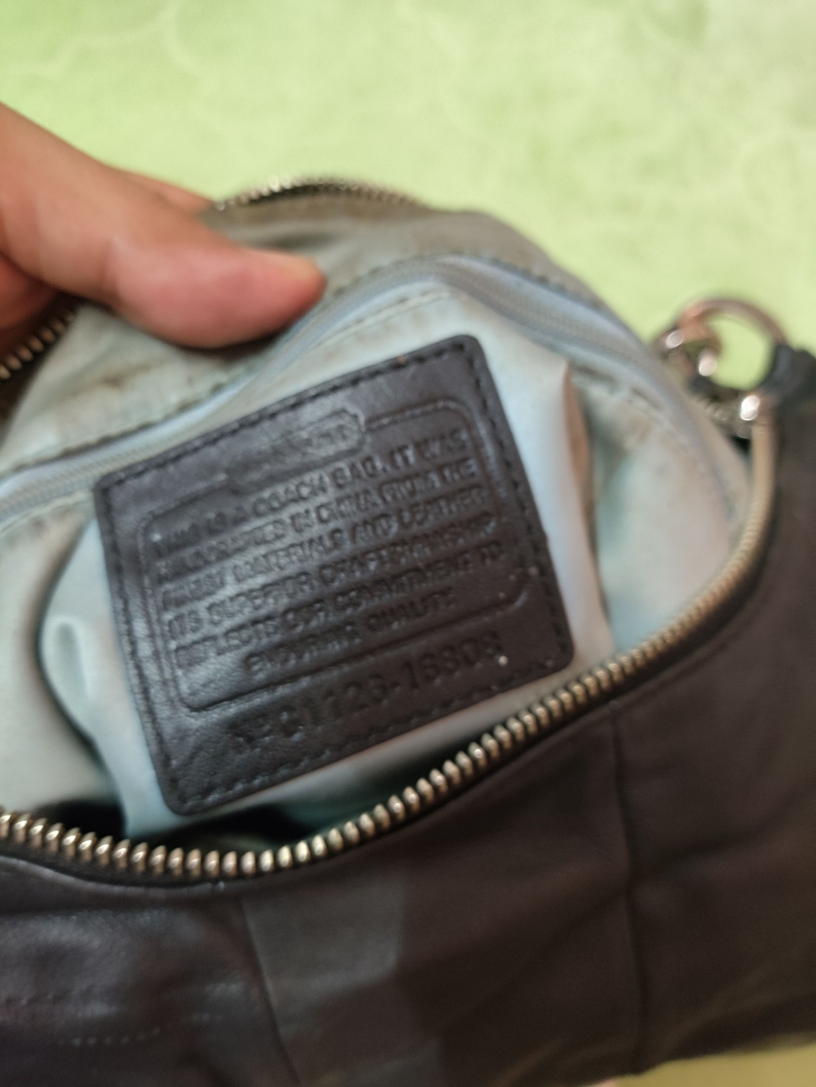 Coach × Leather × Vintage Vintage Leather Coach Hobo bag (Nice black leather) Size ONE SIZE - 12 Thumbnail