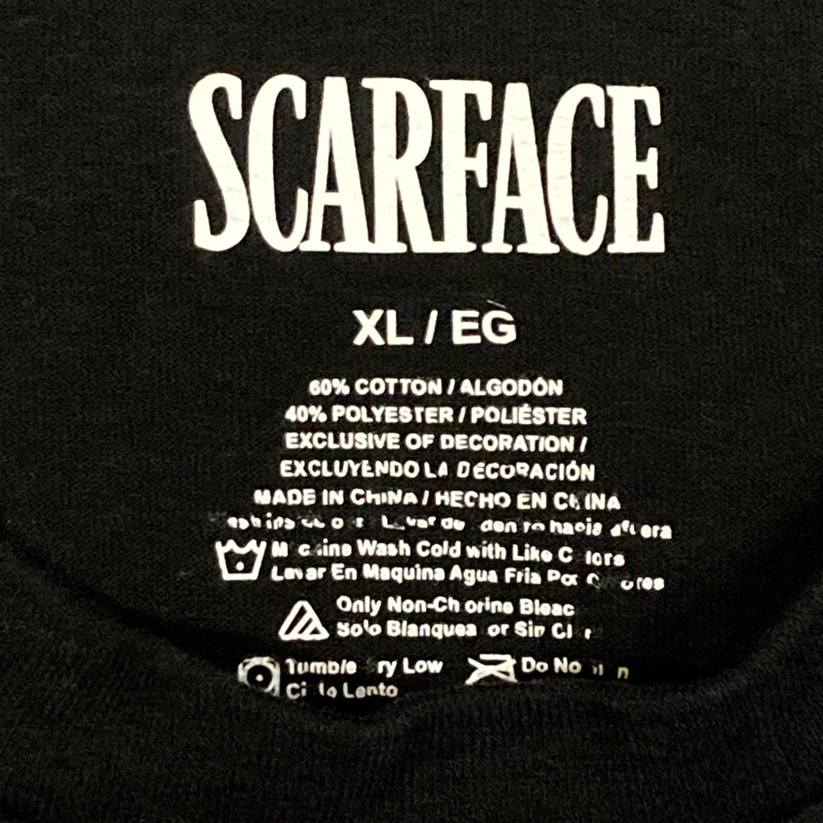 Designer Scarface Tank Top Men’s Black “The World Is Yours” Shirt XL Size US XL / EU 56 / 4 - 4 Thumbnail