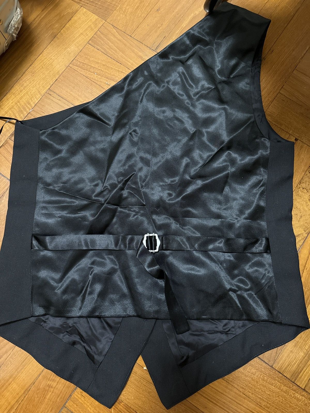 Acne Studios Acne Studios Women’s Asymmetric Waistcoat Top in Black Size S / US 4 / IT 40 - 4 Thumbnail