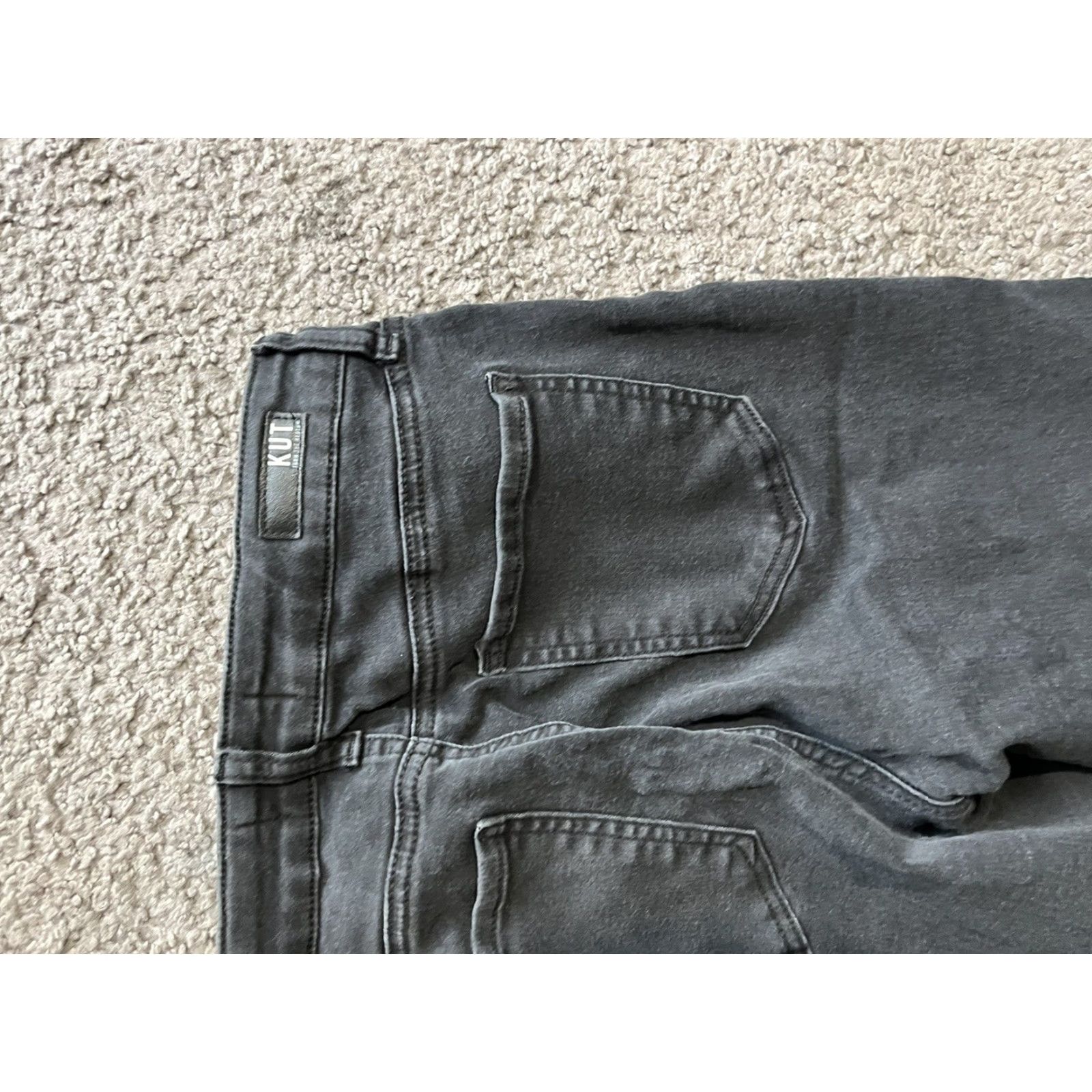 Vintage KUT from the Kloth Jeans Womens 6 Black Donna High Waist Ankle Skinny Size 28" / US 6 / IT 42 - 5 Thumbnail
