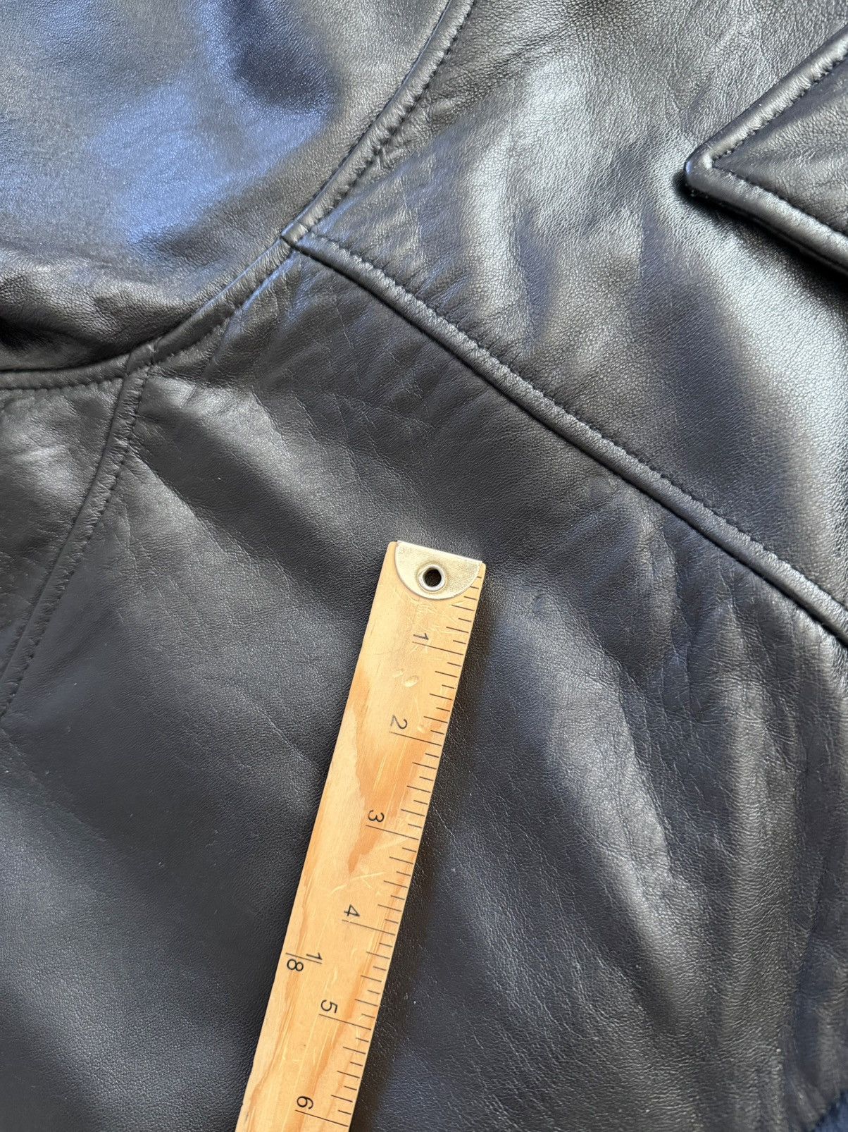 Black Rivet Black Rivet Hooded Genuine Leather Jacket Sz 3XL Casual Goth Size US XXL / EU 58 / 5 - 4 Thumbnail