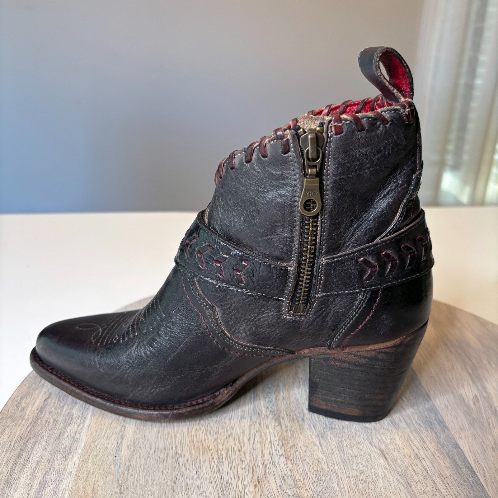 Bed Stu NEW Bed Stu Tania Black Ankle Boots 8.5 Women’s Handmade Size US 8.5 / IT 38.5 - 3 Thumbnail