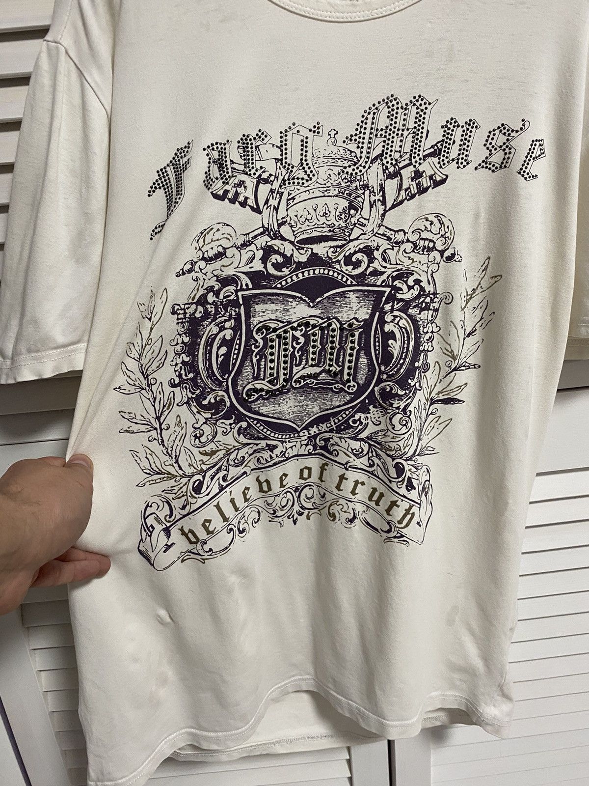 Hysteric Glamour T-Shirt Tee Really Point Masons Rhinestones Ed Hardy Style Size US S / EU 44-46 / 1 - 4 Thumbnail