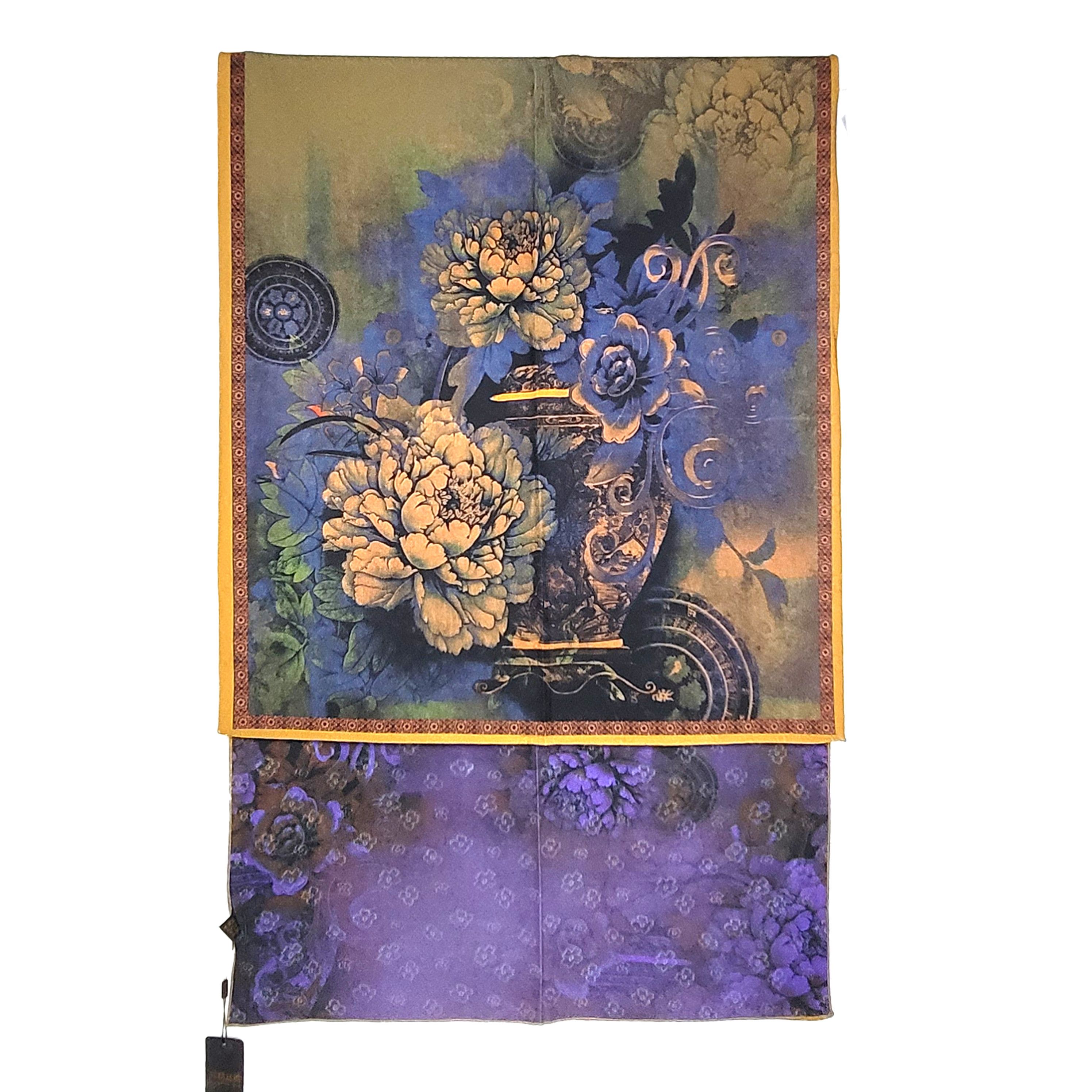 Other Double-Sided Silk Scarf 27"x70" Long Rectangle 3312 Size ONE SIZE - 2 Thumbnail