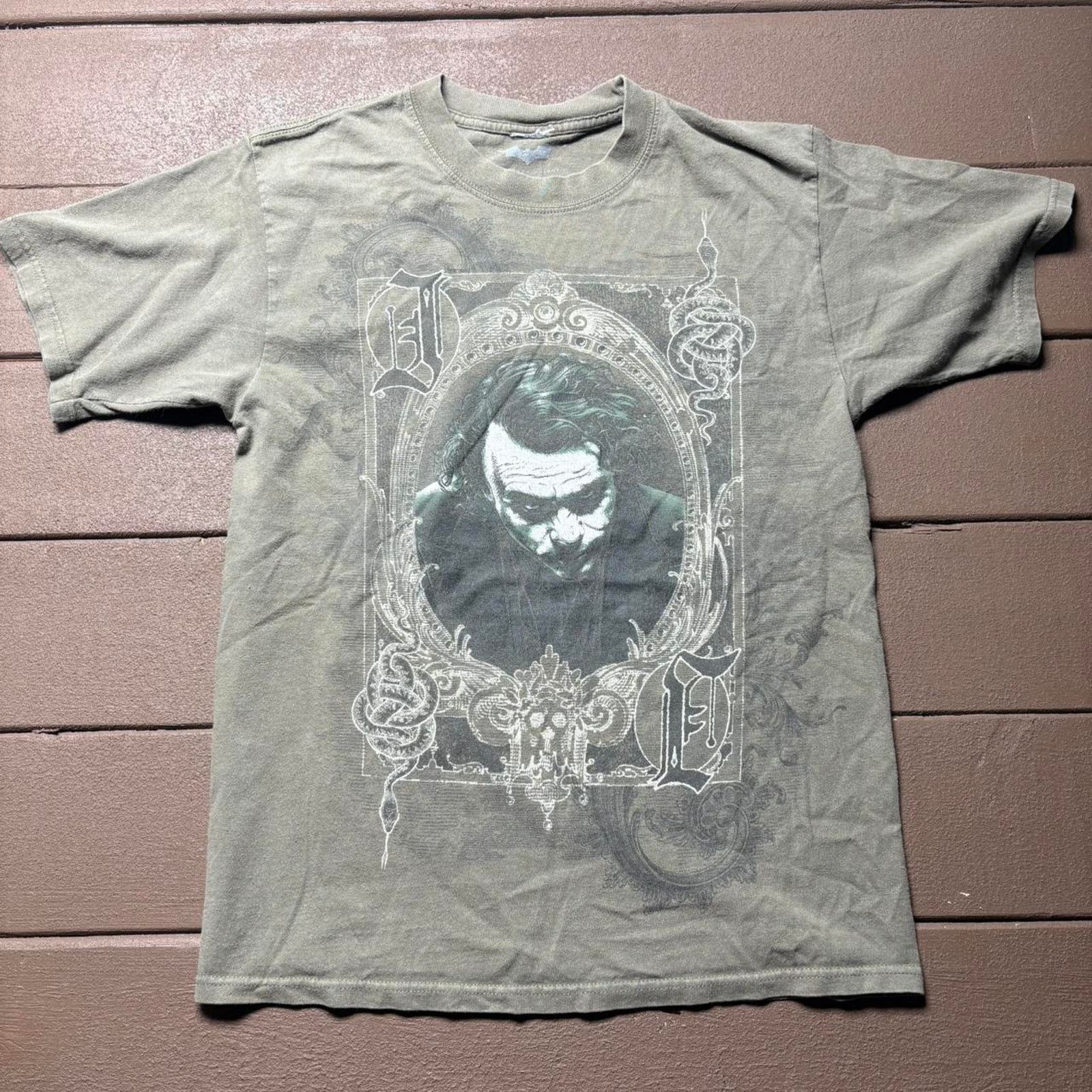 DC Comics Green The Dark Knight Joker Shirt Size US M / EU 48-50 / 2 - 1 Thumbnail