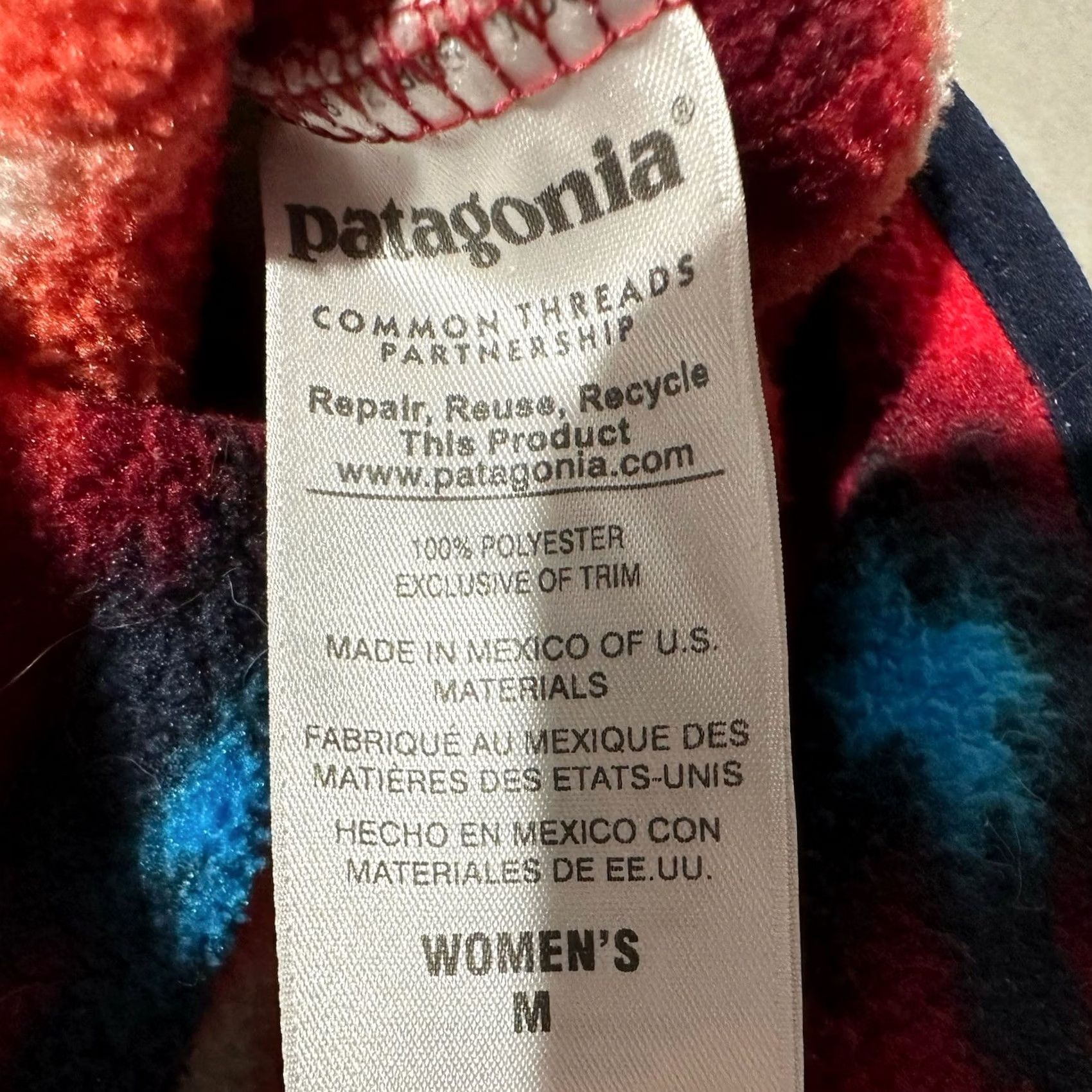 Patagonia Patagonia Sweatshirt Women Red Large - Fitted Size M / US 6-8 / IT 42-44 - 5 Thumbnail