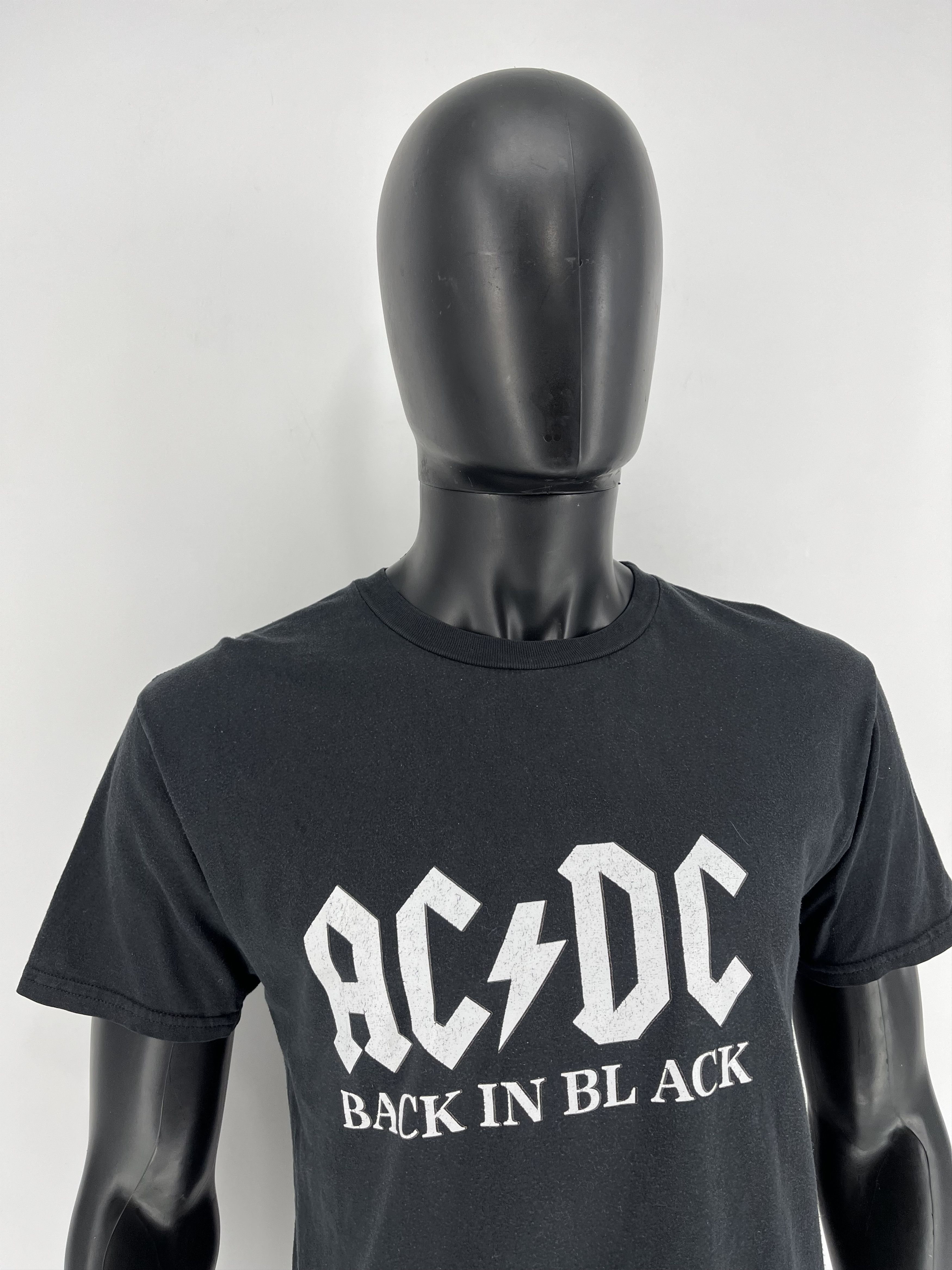 AC/DC Vintage Y2K AC/DC ACDC Black In Evrope Tour Big Logo Size US M / EU 48-50 / 2 - 6 Thumbnail