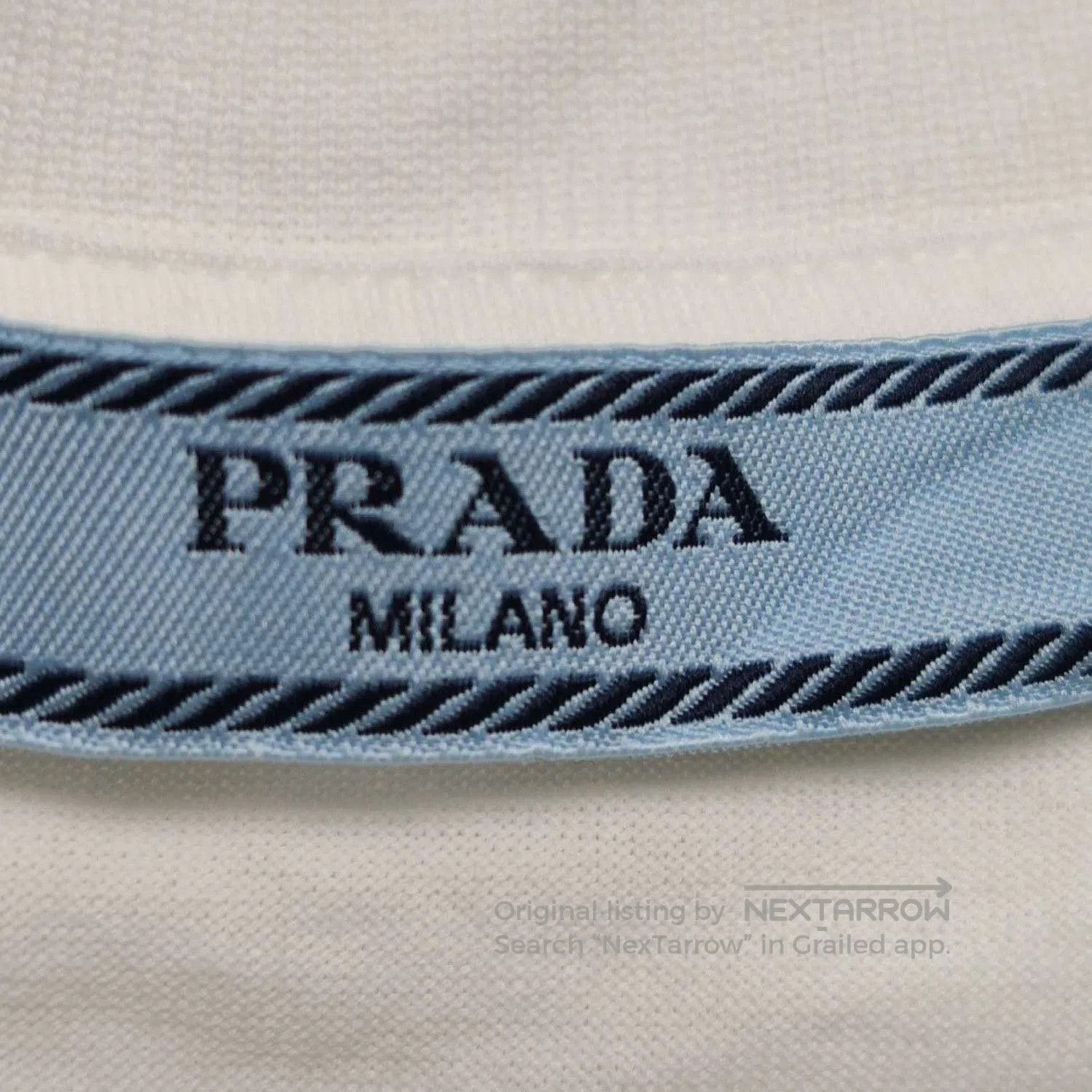 Prada Prada Cotton Triangle Logo Short Sleeve T. Size S / US 4 / IT 40 - 5 Thumbnail