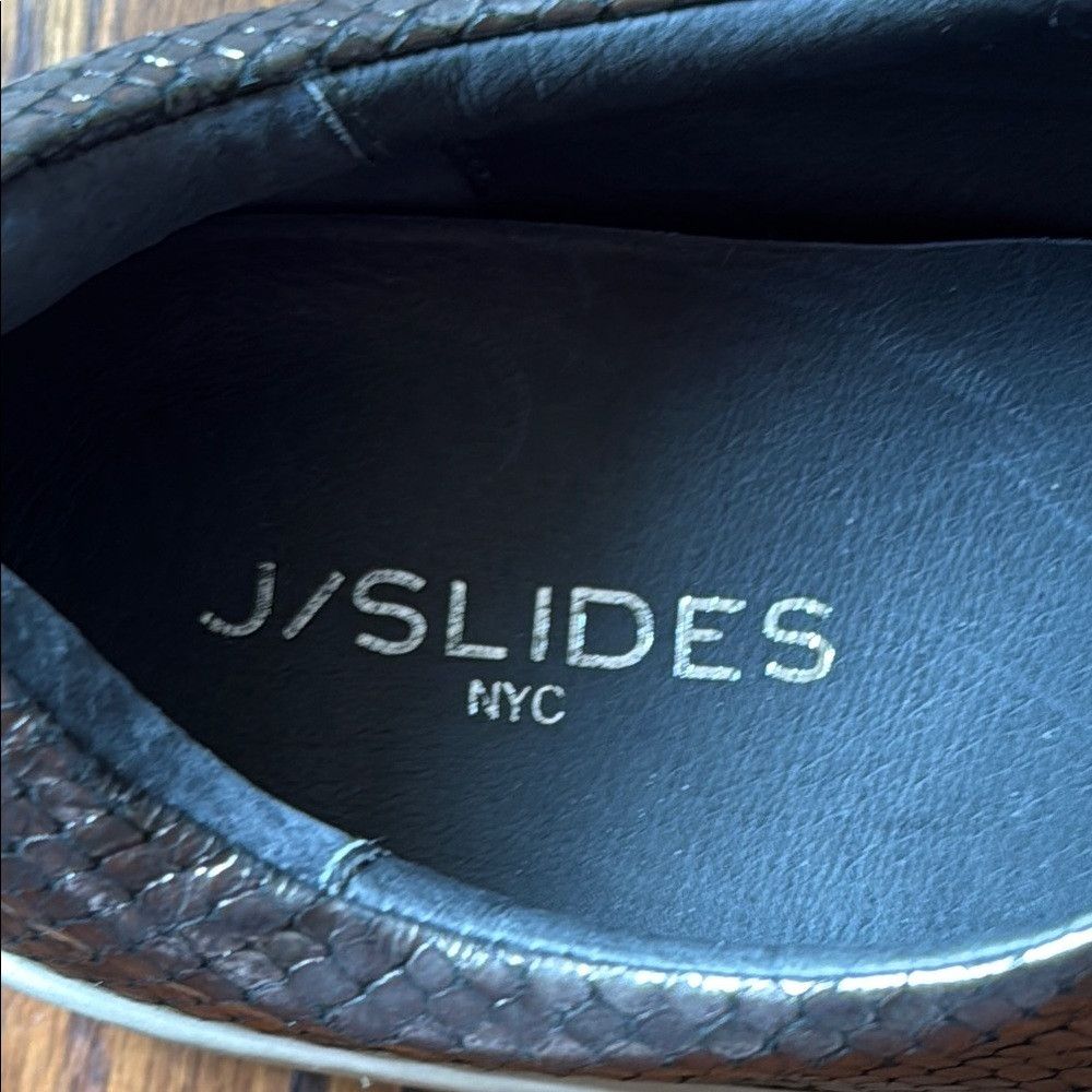 J/Slides J Slides Women’s 8.5 Metallic Slip-On Sneakers Size US 8.5 / IT 38.5 - 3 Thumbnail