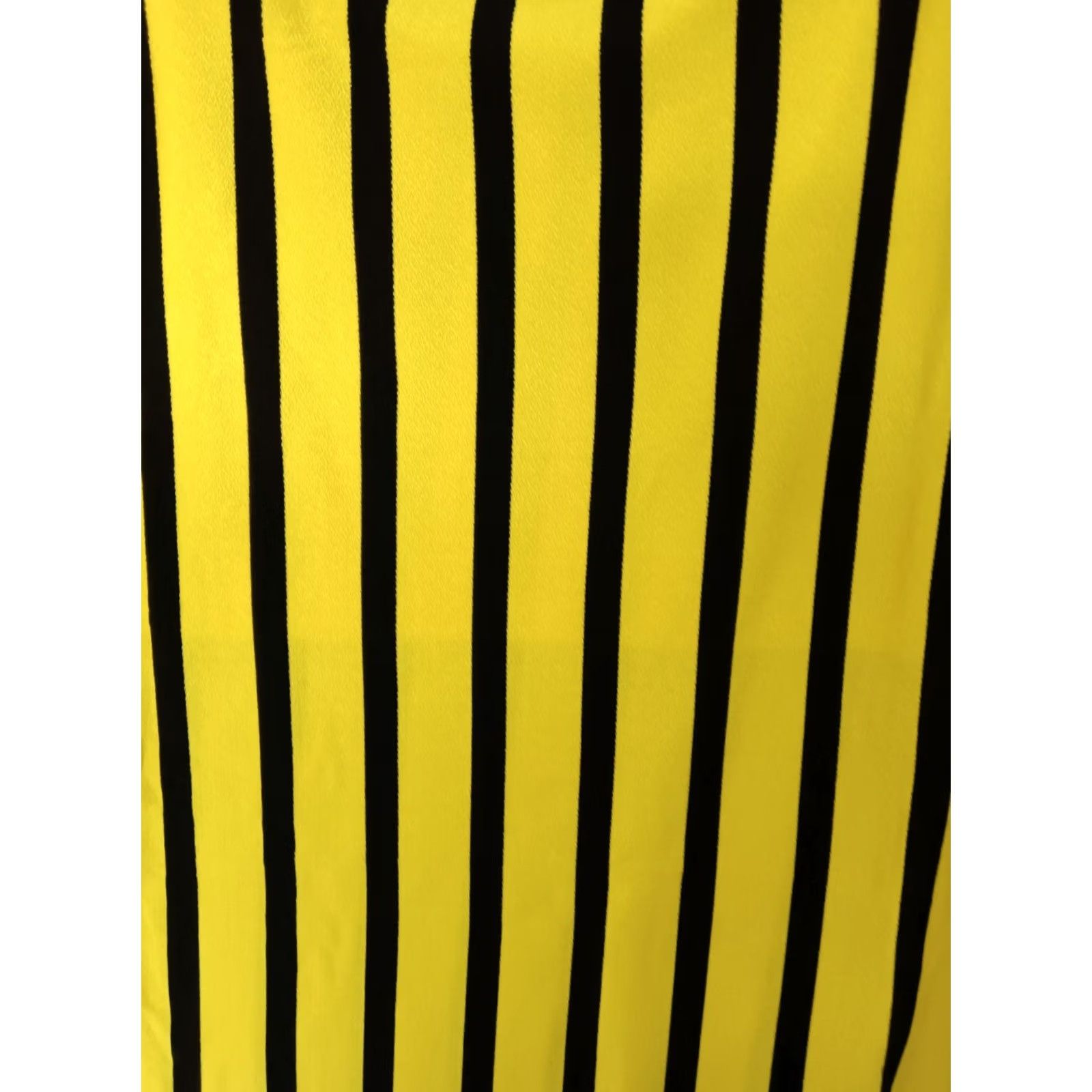 Vintage Codigo Women's One Piece Black Yellow Striped Swimsuit L Size ONE SIZE - 6 Thumbnail