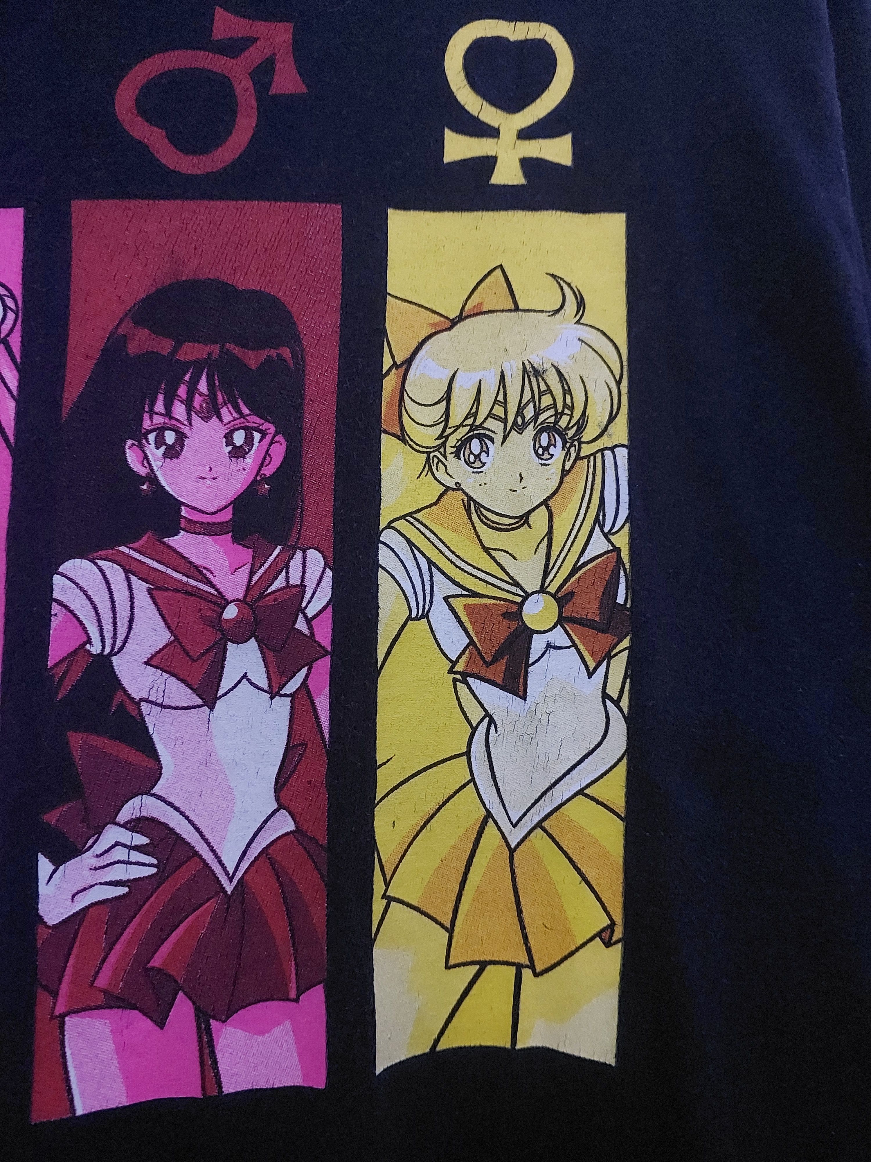 Anime × Vintage SAILORMOON ANIME T-SHIRT Size US L / EU 52-54 / 3 - 6 Thumbnail