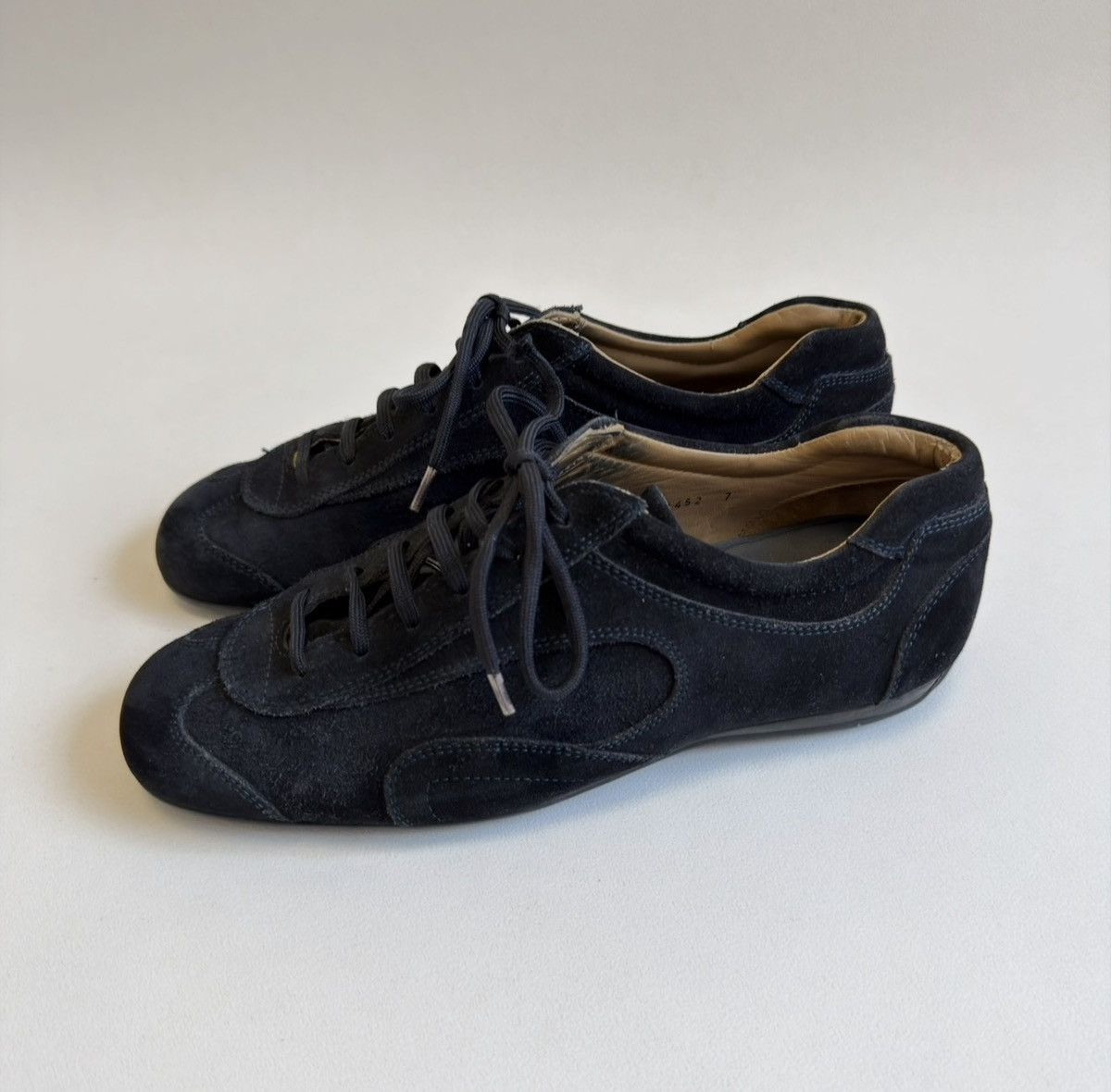 Prada OG Black Suede ‘Montecarlo’ Sneakers Size US 8 / EU 41 - 2 Thumbnail