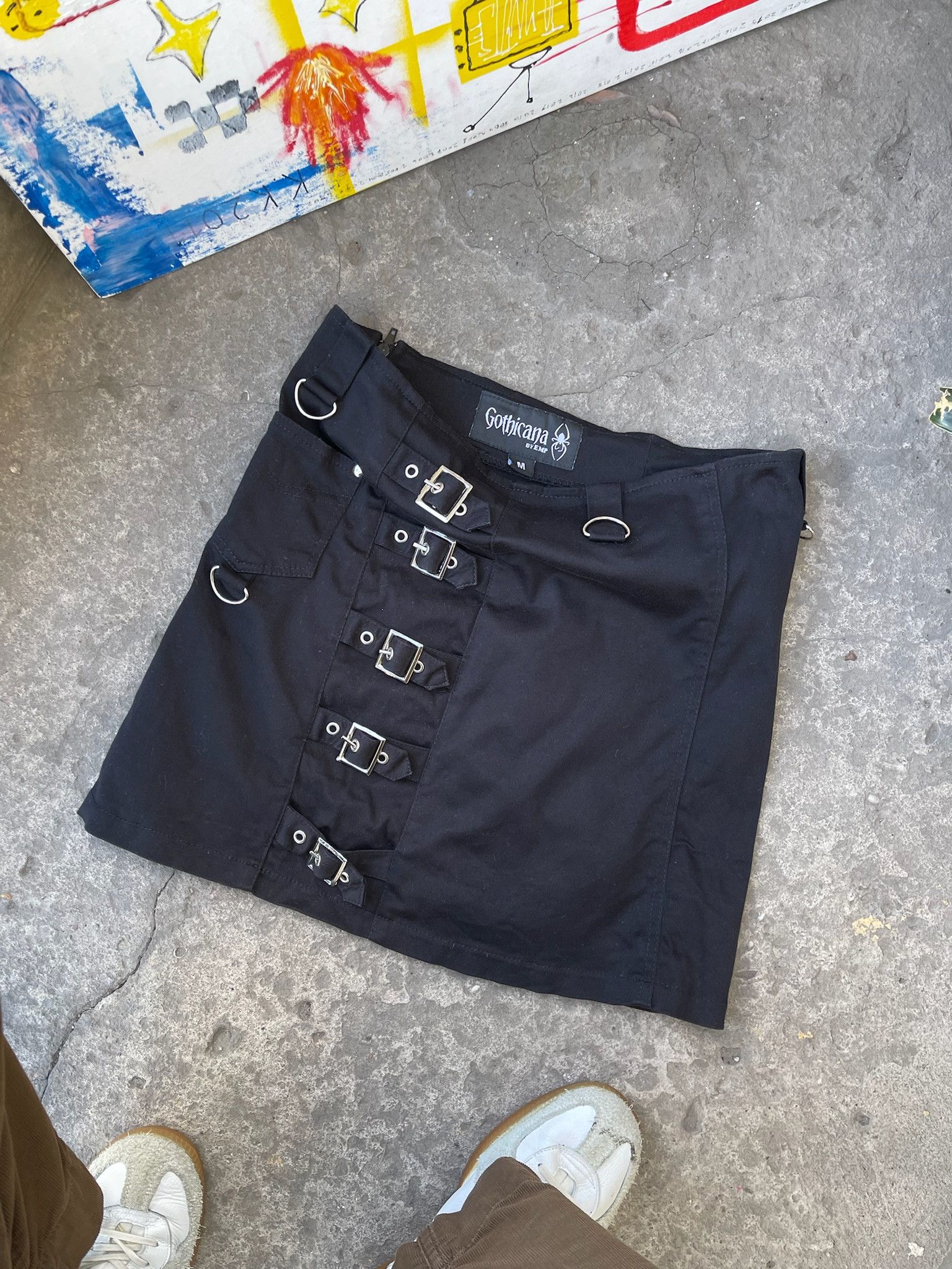 20471120 × Beauty Beast × Seditionaries Vintage steam-punk cyber-gothicana emp bondage kilt skirt Size 30" / US 8 / IT 44 - 1 Thumbnail