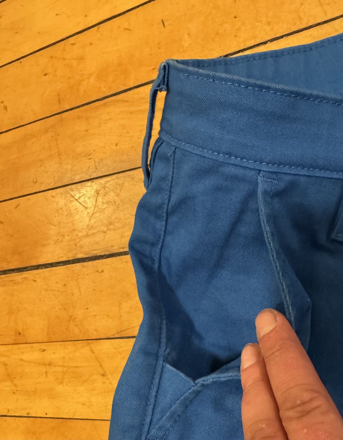 Levi's Levis Blue Casual Flat Front Slim Fit Pants Size 36 Size US 36 / EU 52 - 7 Thumbnail