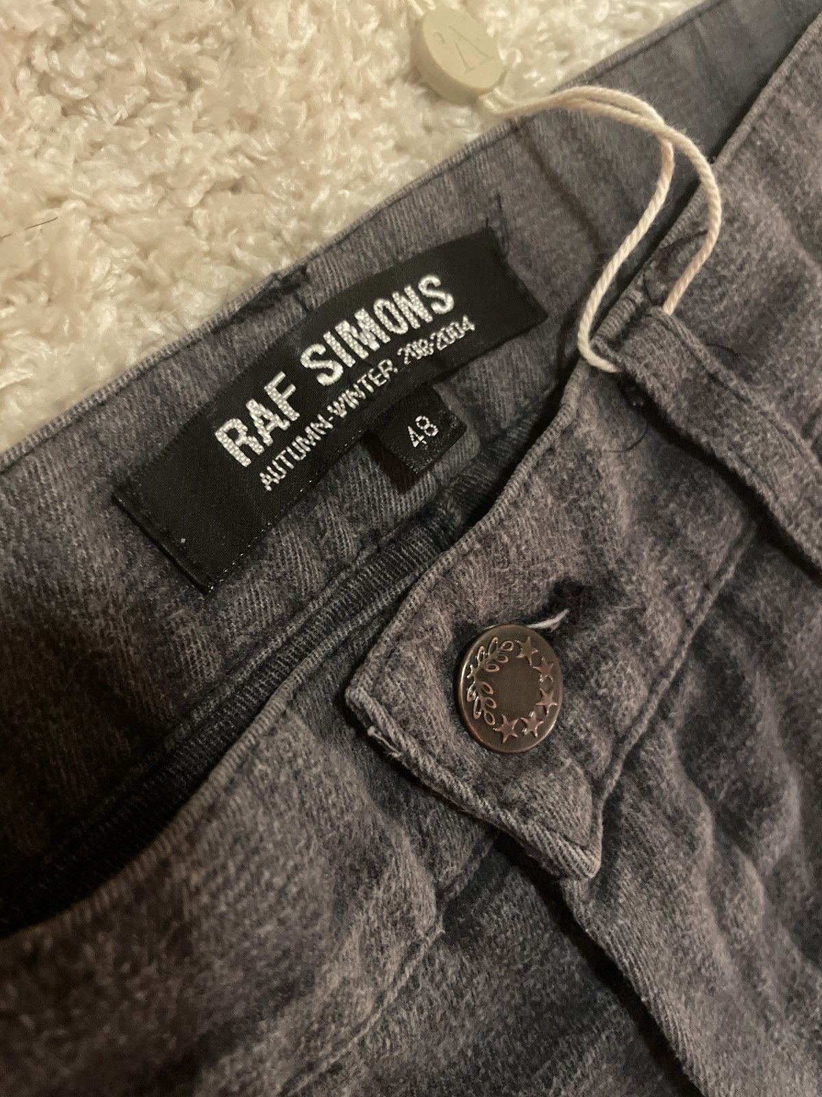 image of Raf Simons 03-04 Closer Denim in Grey, Men's (Size 30)