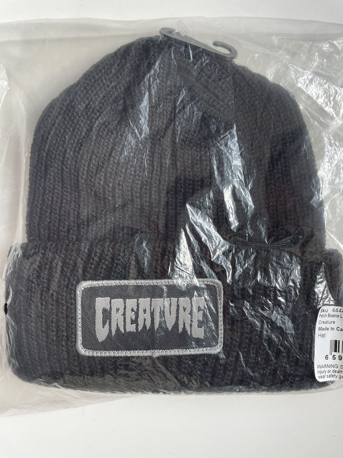 Creature Skateboards Vintage Creature Skateboard Beanie BLACK Size ONE SIZE - 2 Thumbnail