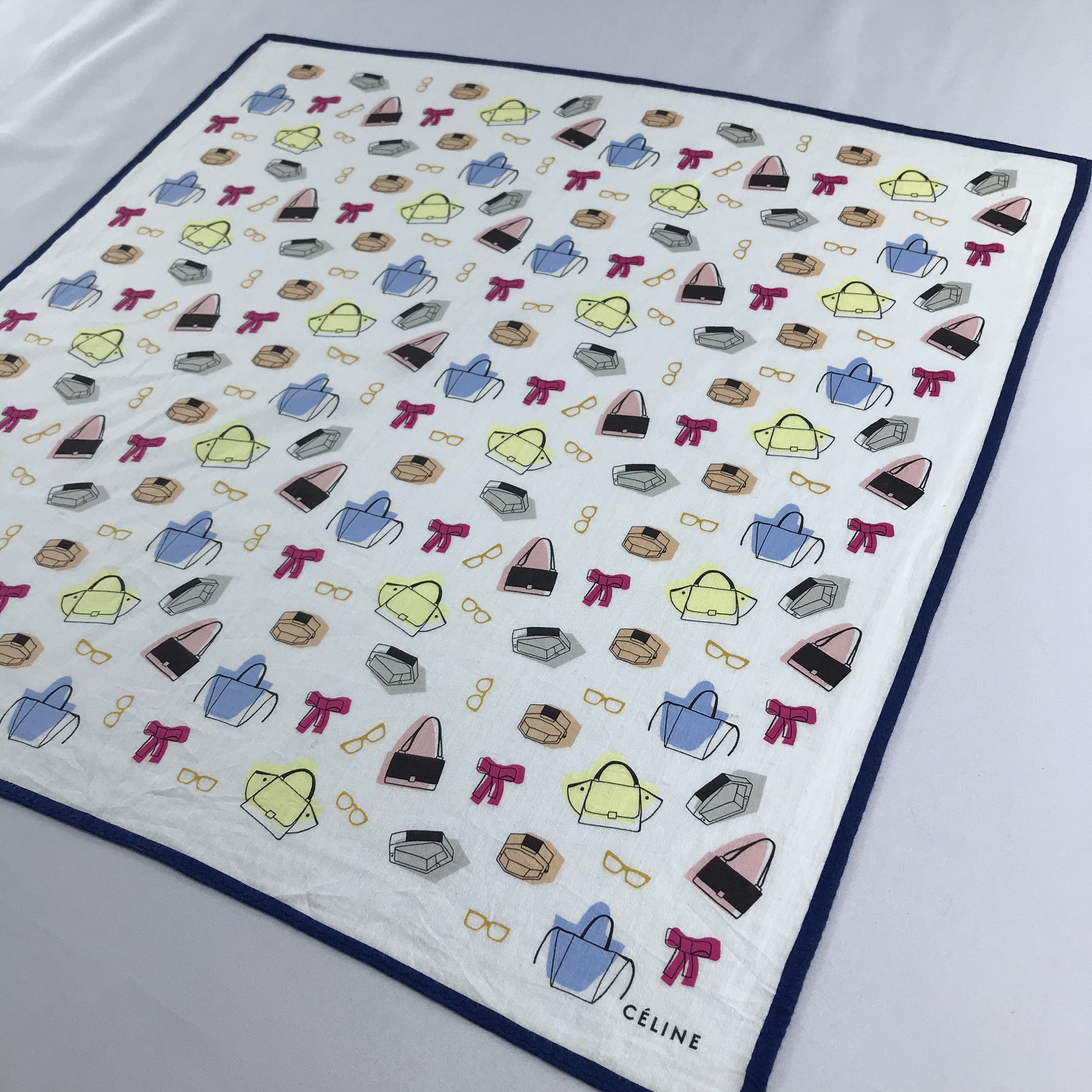 Celine Celine Handkerchief Neckerchief Bandana H786 Size ONE SIZE - 4 Thumbnail