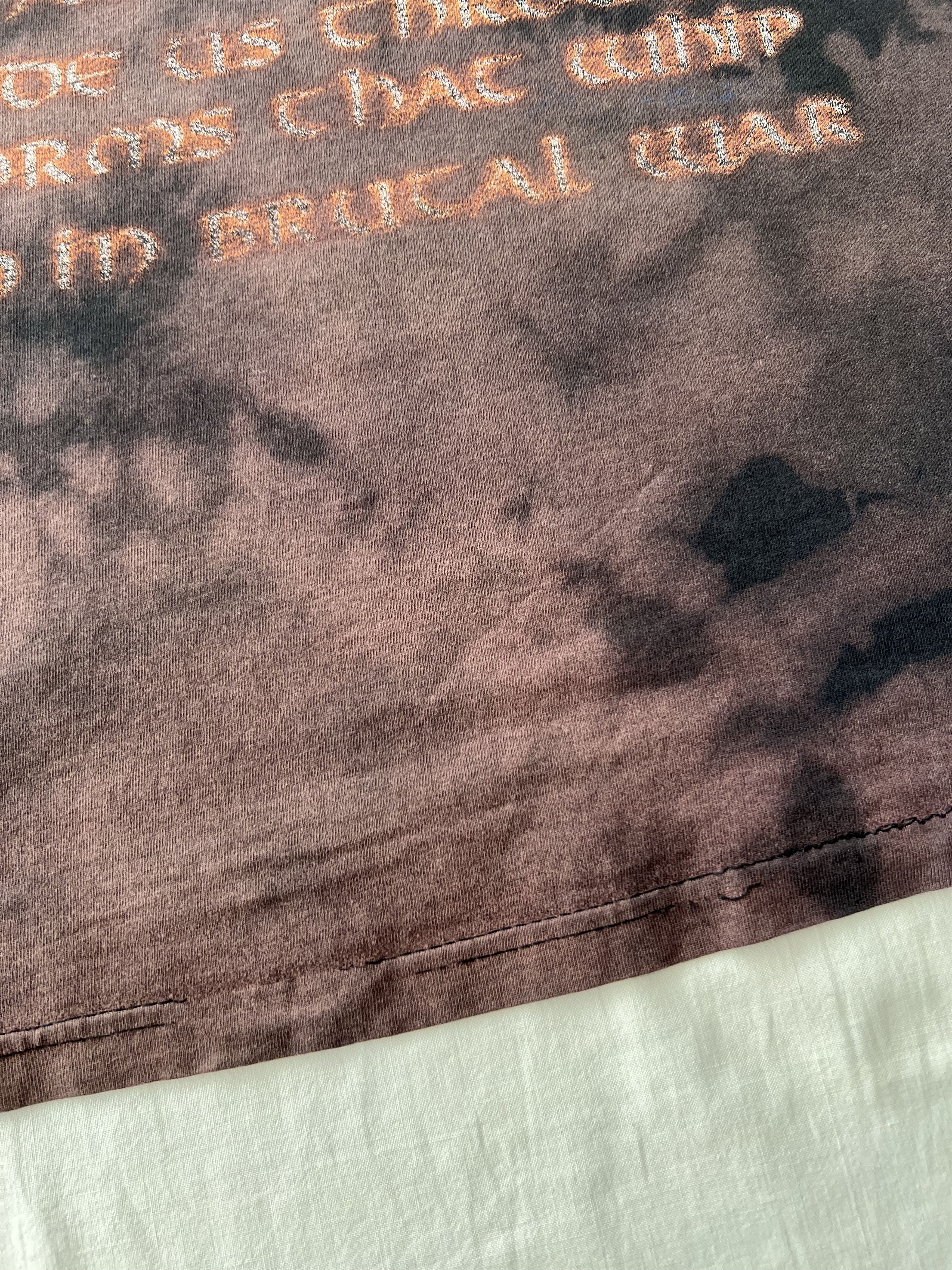 Band Tees Vintage 2000s Amon Amarth Metal Band Bleach Tie Dye T-shirt Size US XL / EU 56 / 4 - 18 Thumbnail