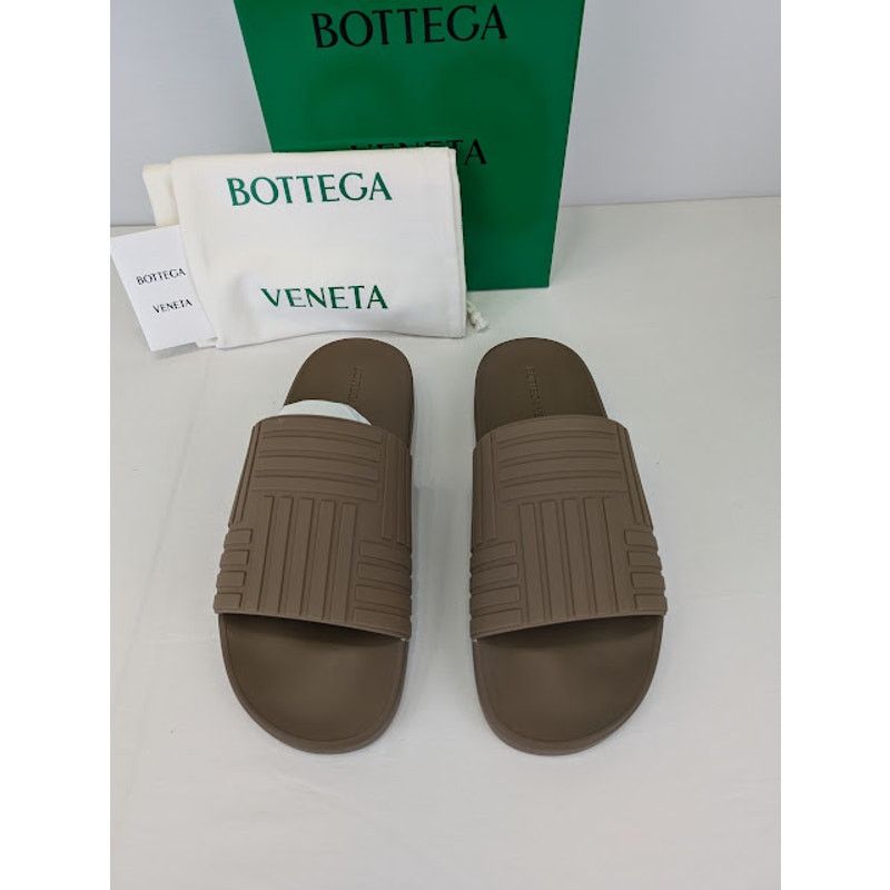 Bottega Veneta o1rshd1 Rubber Carpet Slider Sandal in Jute Size US 7 / EU 40 - 9 Thumbnail