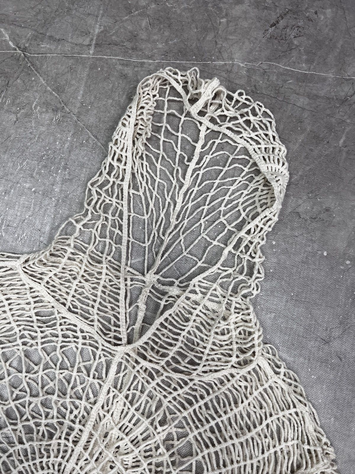 Jean Paul Gaultier Spider mesh top hoodie rick owens archive y2k style Size US L / EU 52-54 / 3 - 9 Thumbnail