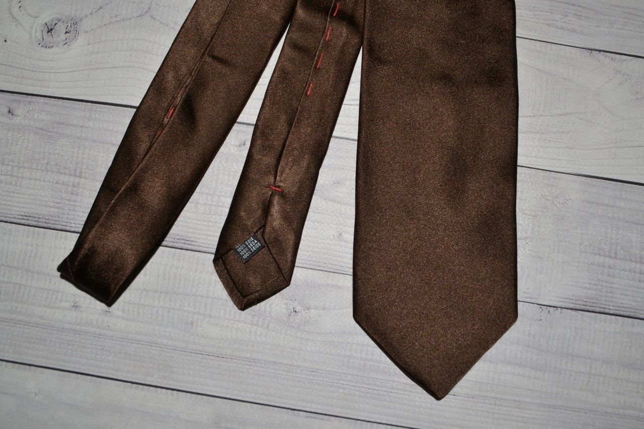 Pal Zileri Pal Zileri Brown Silk Tie Size ONE SIZE - 3 Thumbnail